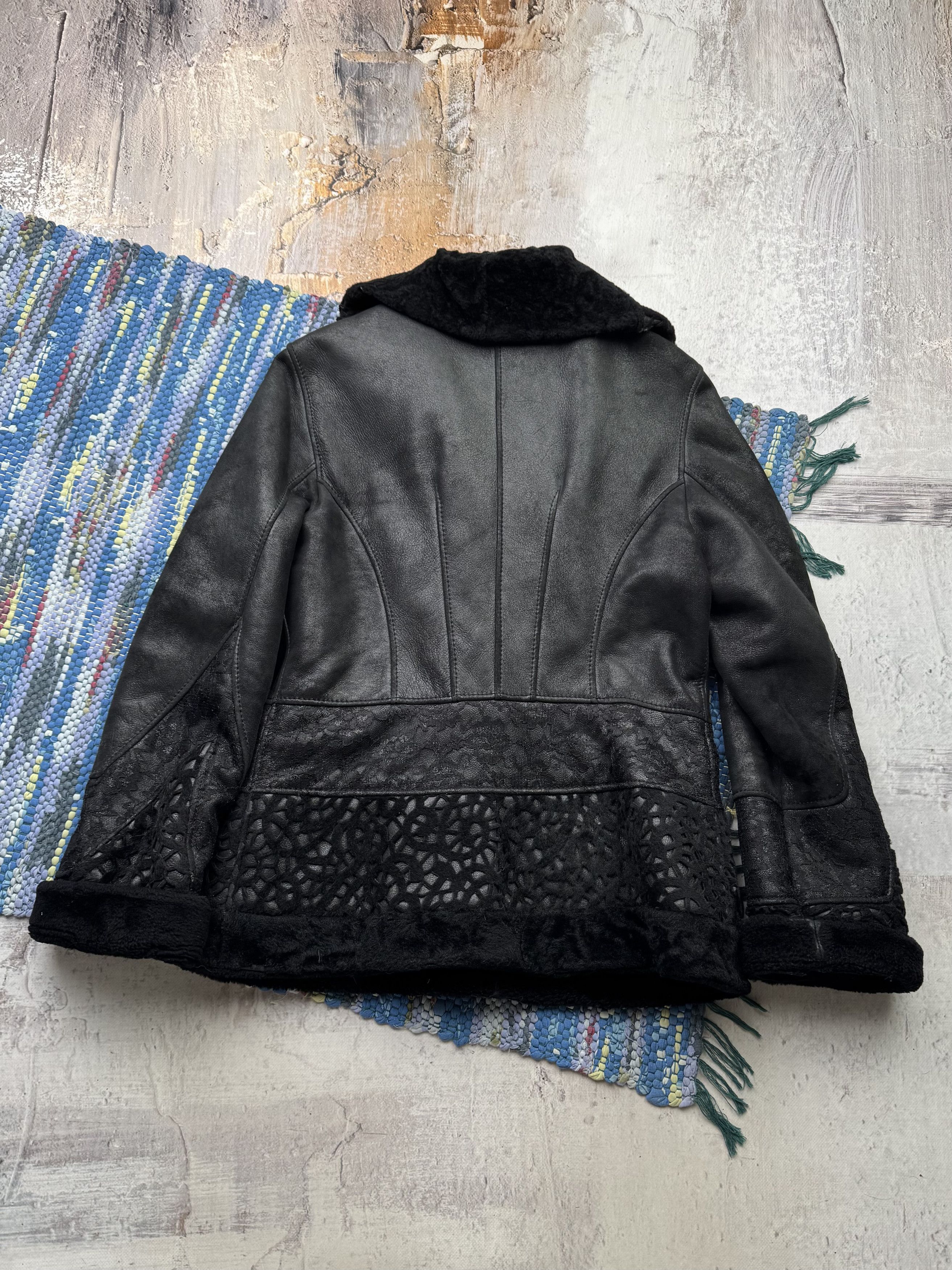 Japanese Brand Vintage Real Sheepskin Coat D15(583)A787 Size L / US 10 / IT 46 - 8 Thumbnail