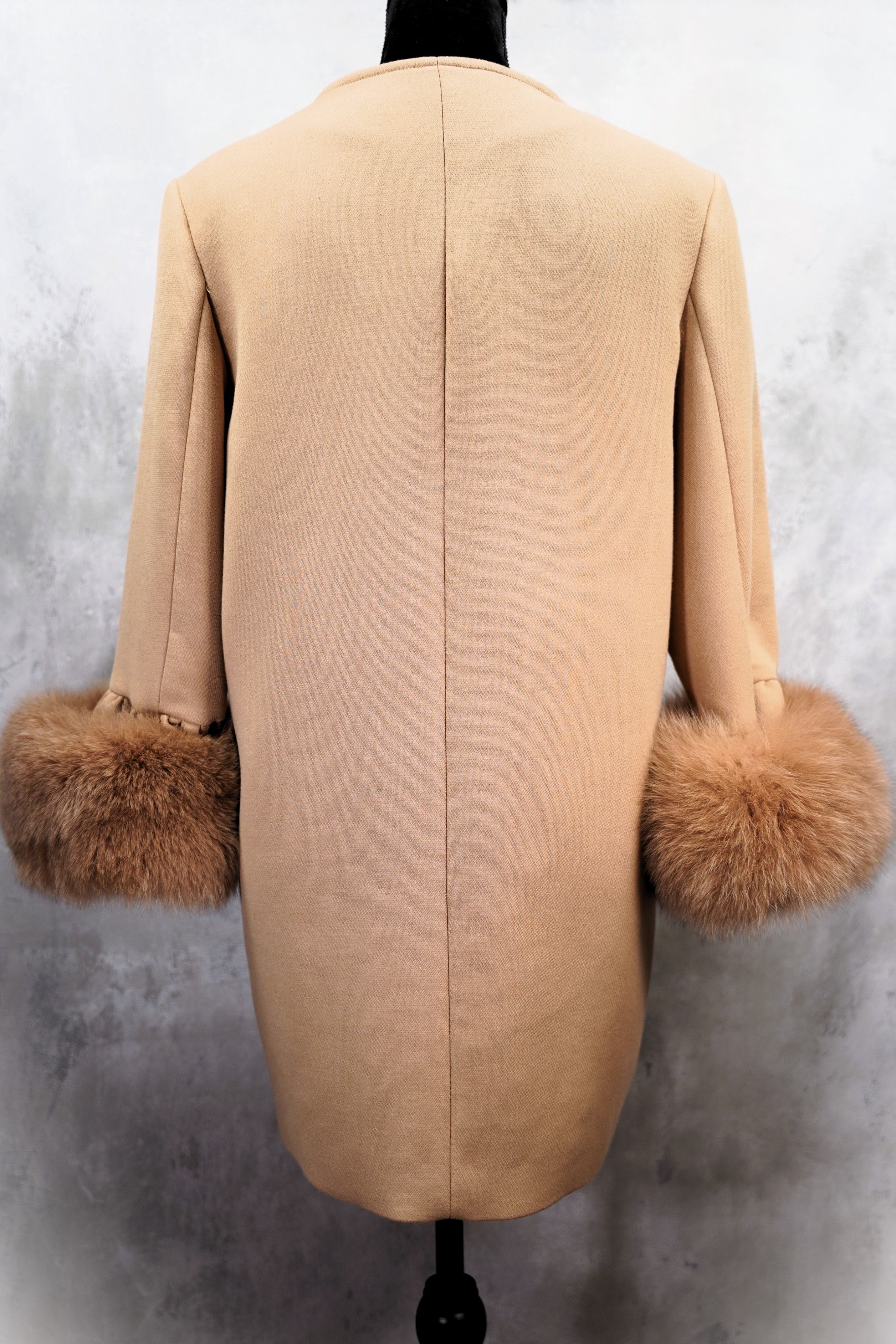 Other Meotine Jacket Coat Trench x Fox Fur Size S / US 4 / IT 40 - 9 Thumbnail