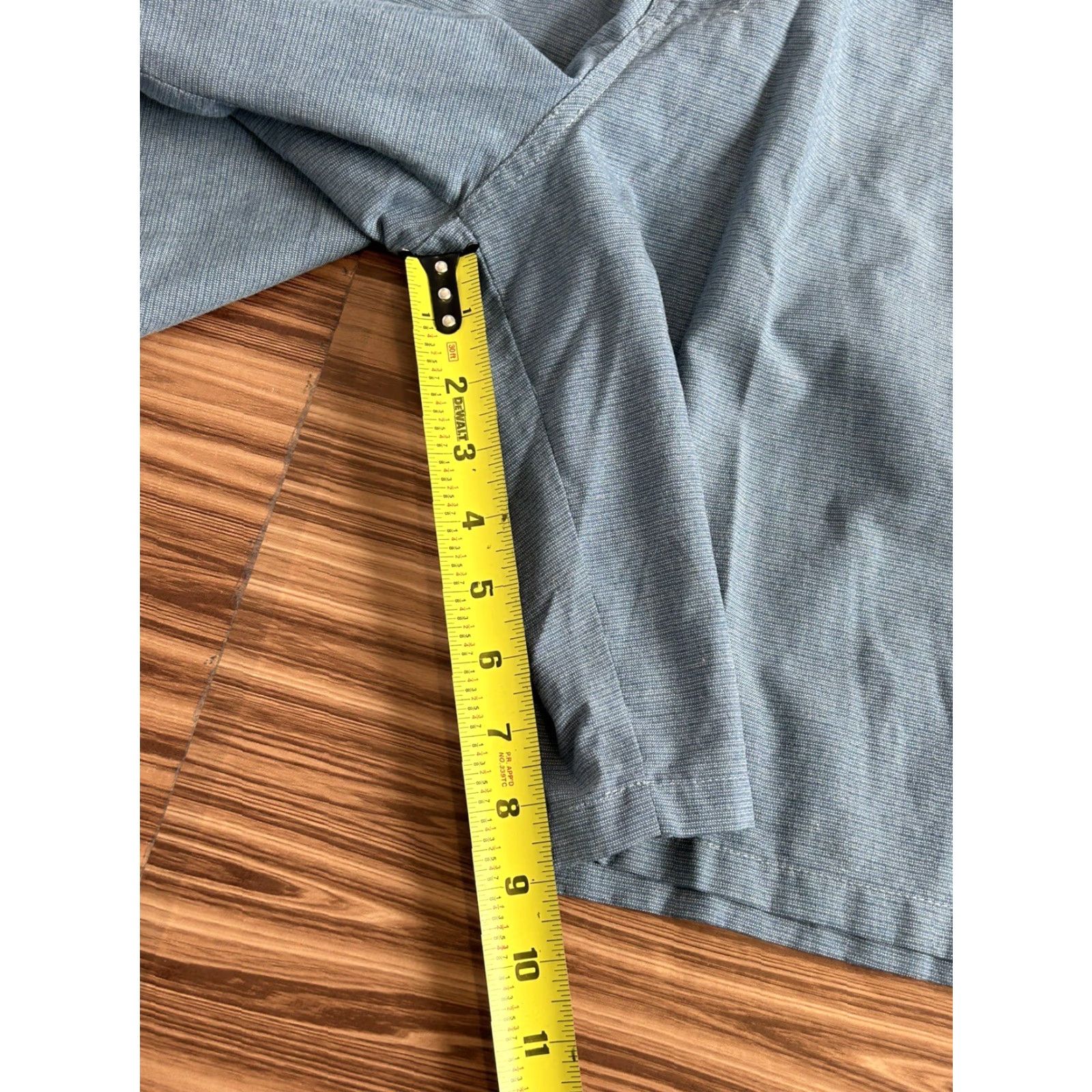 O'Neill O'Neill Chino Shorts Mens Size 36 Light Blue Striped Casual Size US 36 / EU 52 - 3 Thumbnail