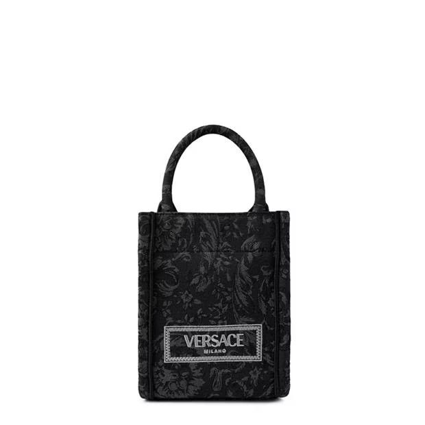 Versace o1g2r1mq0824 Size: OS / Barocco Athena Tote Bag in Black Size ONE SIZE - 1 Thumbnail