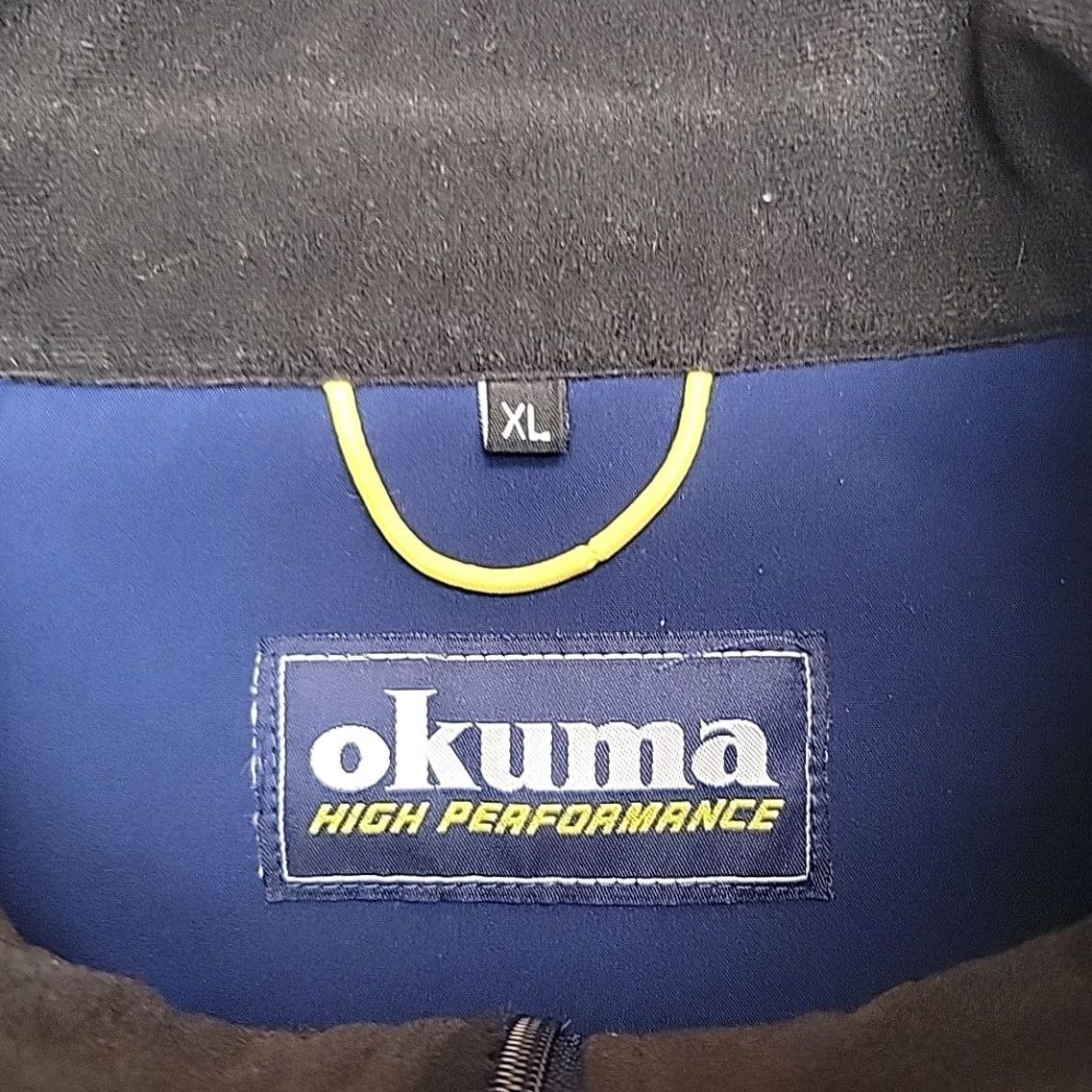 Vintage Okuma High Performance Vest Mens XL Blue Fleece lined Full Zip Softshell Fishing Size US XL / EU 56 / 4 - 5 Thumbnail