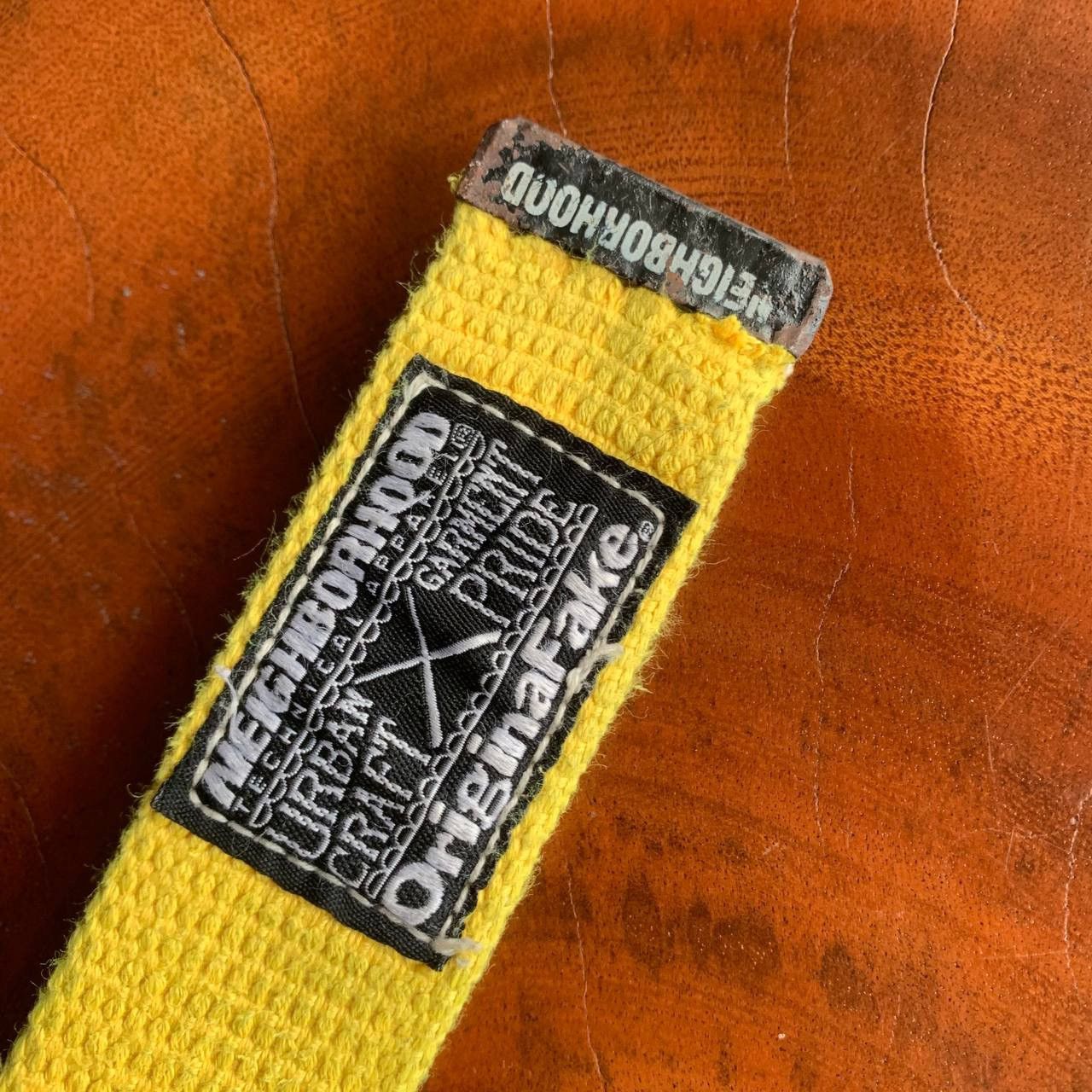 Neighborhood Neighborhood x Original Fake Distressed Belt Size ONE SIZE - 8 Thumbnail