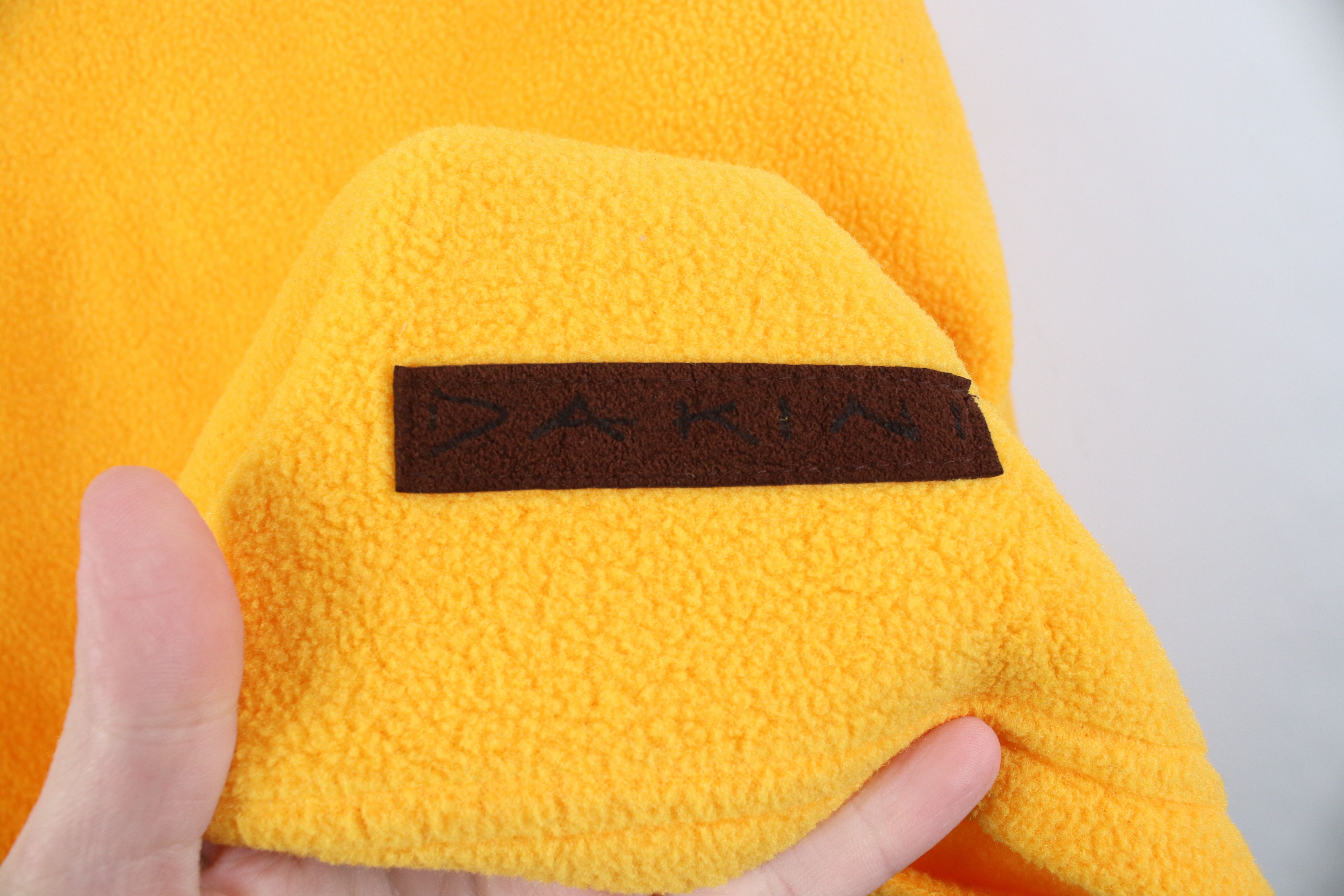 Vintage Vintage 90s Streetwear Fleece V-Neck Sweater Yellow USA Size US S / EU 44-46 / 1 - 4 Thumbnail