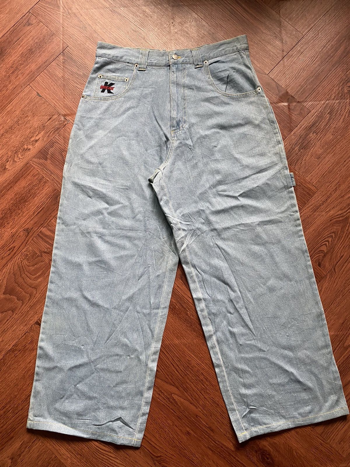 Vintage Soul Break Baggy Hip Hop Style Jeans Size US 33 - 2 Thumbnail