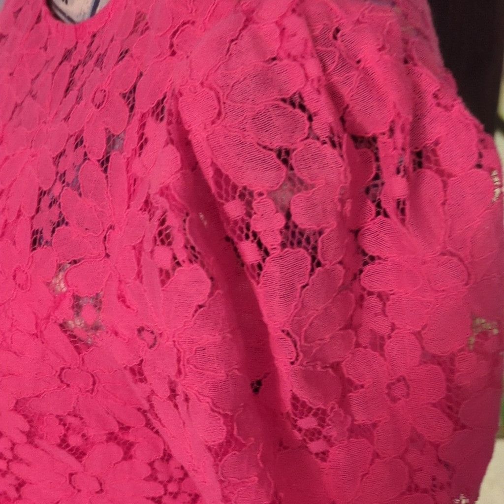 hot pink long sleeve dress Hot Pink Long Sleeves Midi Length Black Girl Party Dress with Feather,   DSProm