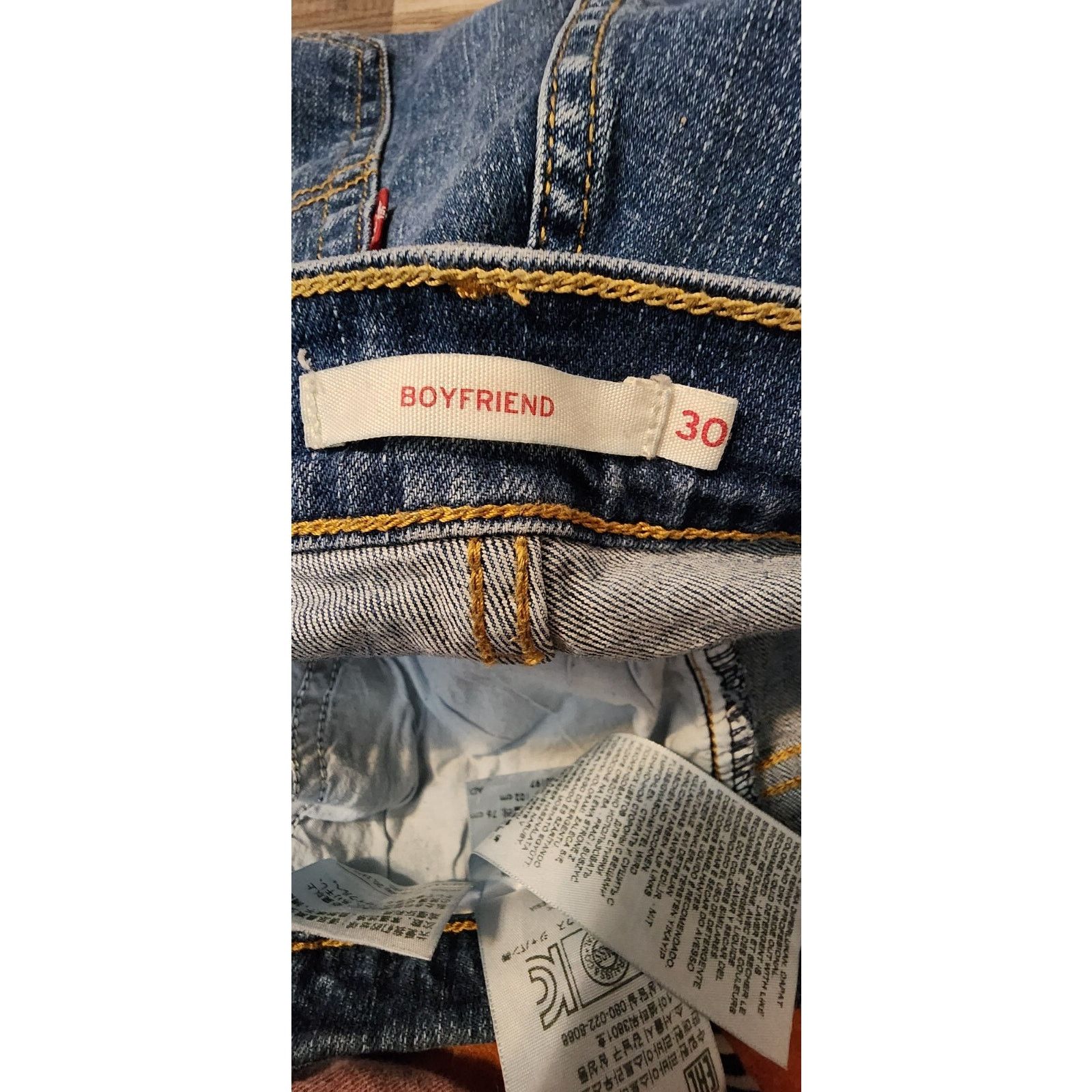 Levi's Levi Signature Women's Boyfriend Stretch Jeans Sz 30 1218 Size 30" / US 8 / IT 44 - 7 Thumbnail