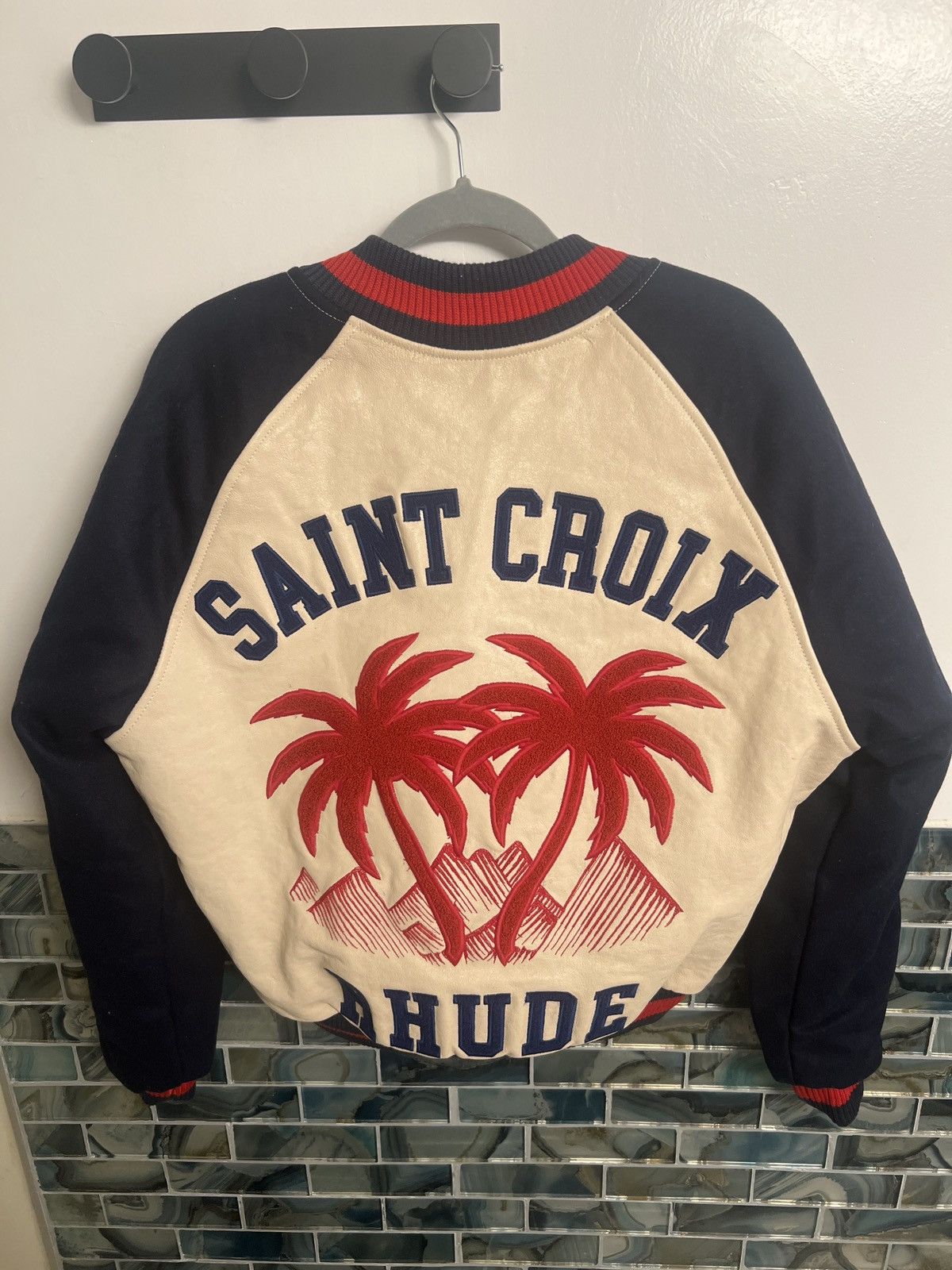 Rhude Rhude “St Croix” Varsity Jacket Size XS Size US XS / EU 42 / 0 - 7 Thumbnail