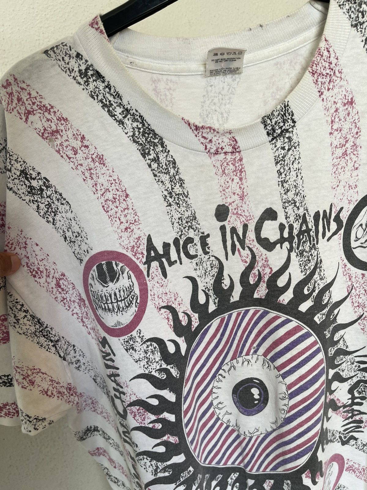 Band Tees Vintage 1991 Alice In Chains All Over Print Alan Forbes Size US L / EU 52-54 / 3 - 4 Thumbnail