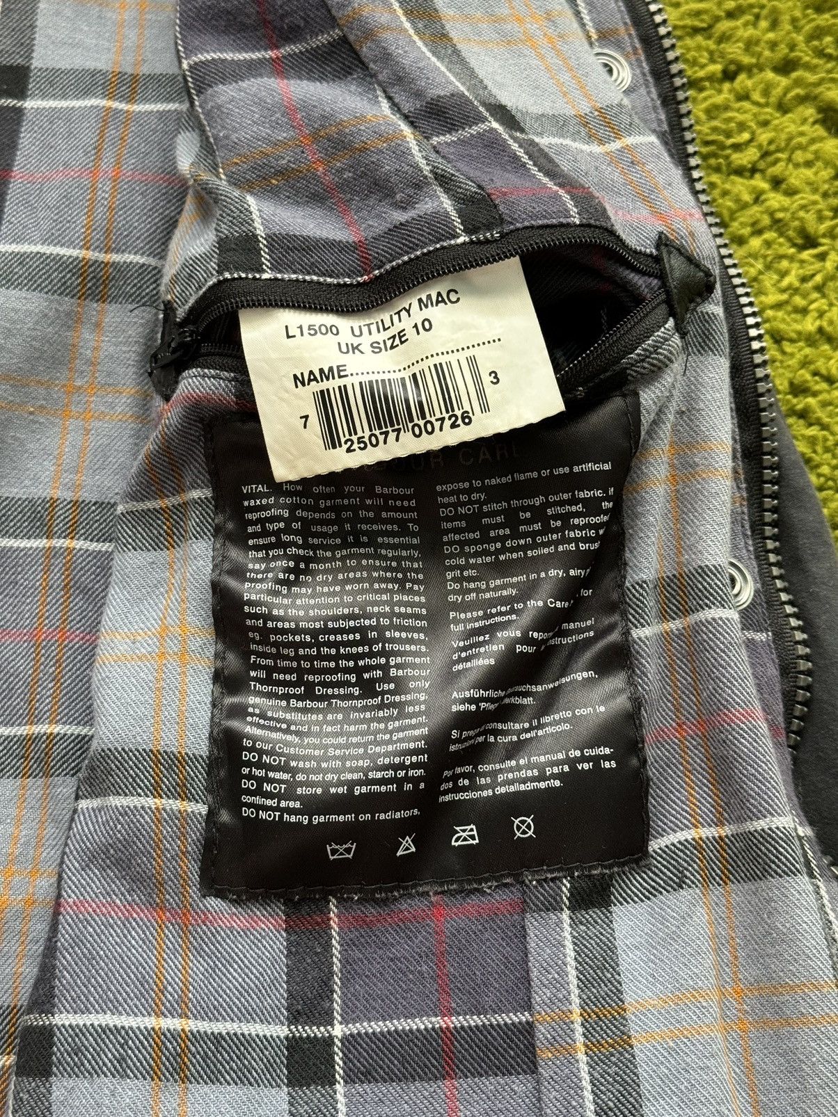 Barbour × Designer Barbour waxed belted jacket Size M / US 6-8 / IT 42-44 - 11 Thumbnail