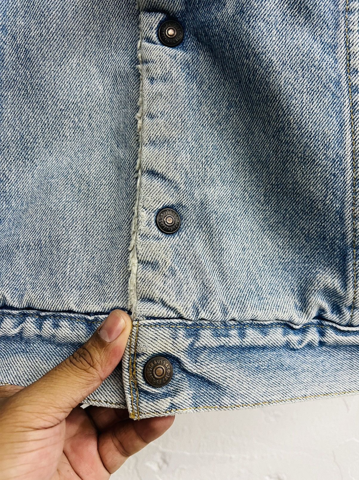 Levi's × Levi's Vintage Clothing × Vintage Vintage 80s Levis Sherpa Lined Trucker Jacket Size US M / EU 48-50 / 2 - 7 Thumbnail