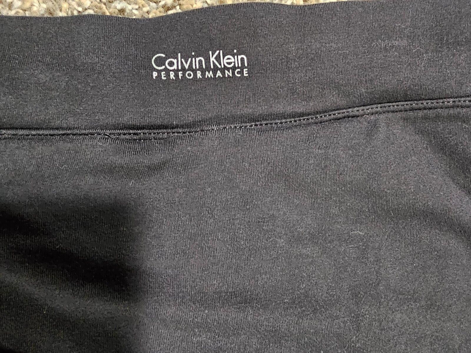 Calvin Klein Calvin Klein Performance QuickDry Ruched Capri Leggings M Size 32" / US 10 / IT 46 - 8 Thumbnail