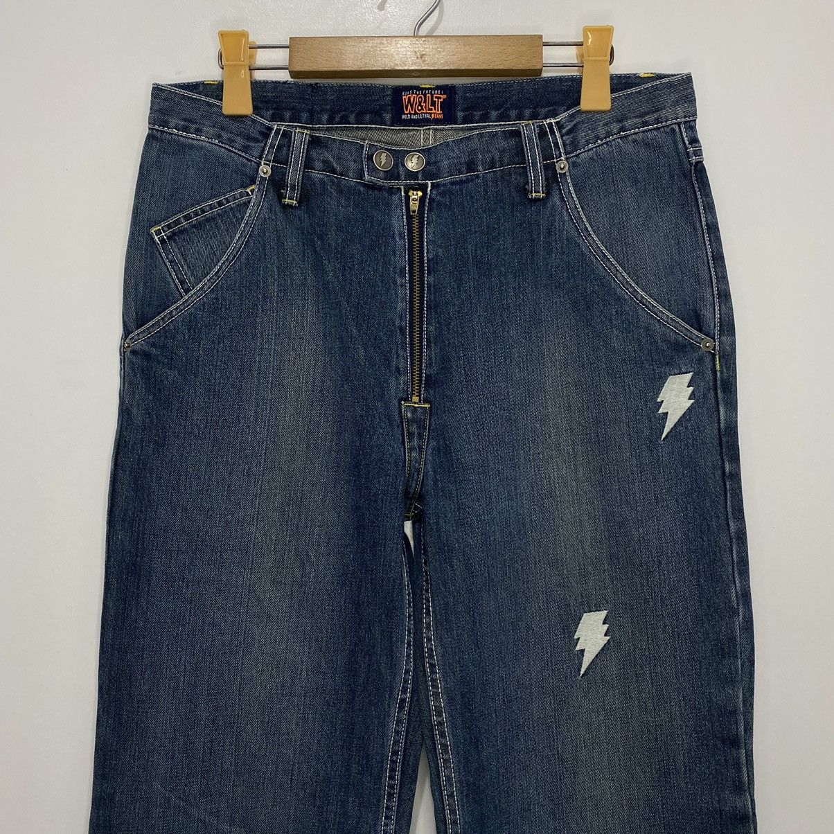 W&LT Walter Van Beirendonck Straight Denim Jeans Size US 31 - 2 Thumbnail
