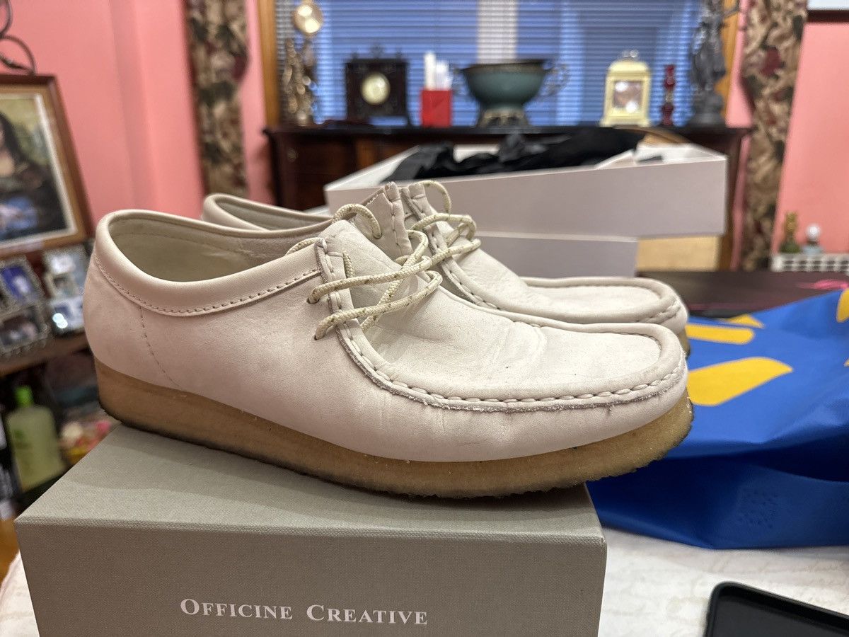 Clarks Clarks Wallabee Low Off White Nubuck Leather Size US 8 / EU 41 - 1 Thumbnail
