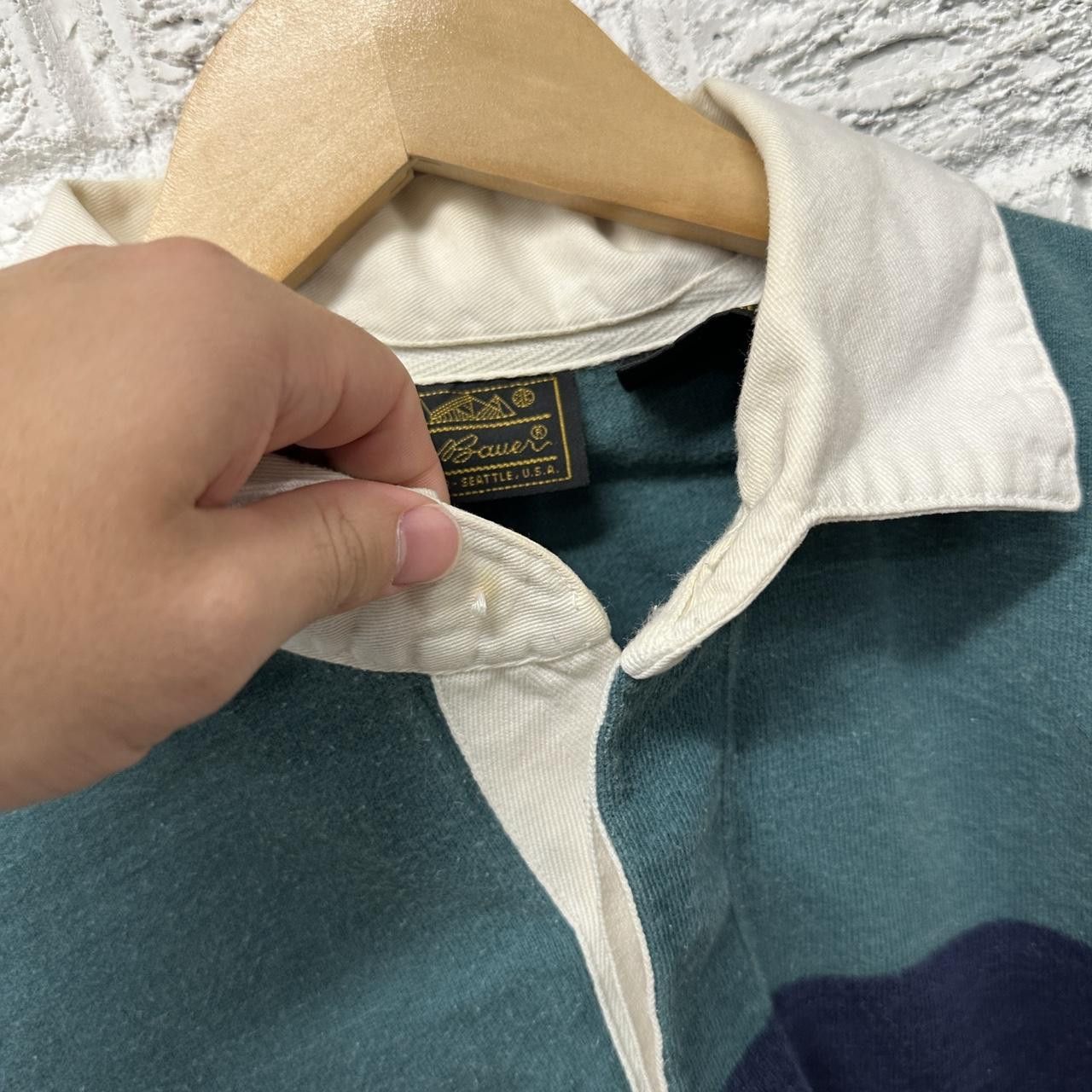 Eddie Bauer Vintage Eddie Bauer Rugby Collared Shirt XL Size US XL / EU 56 / 4 - 5 Thumbnail