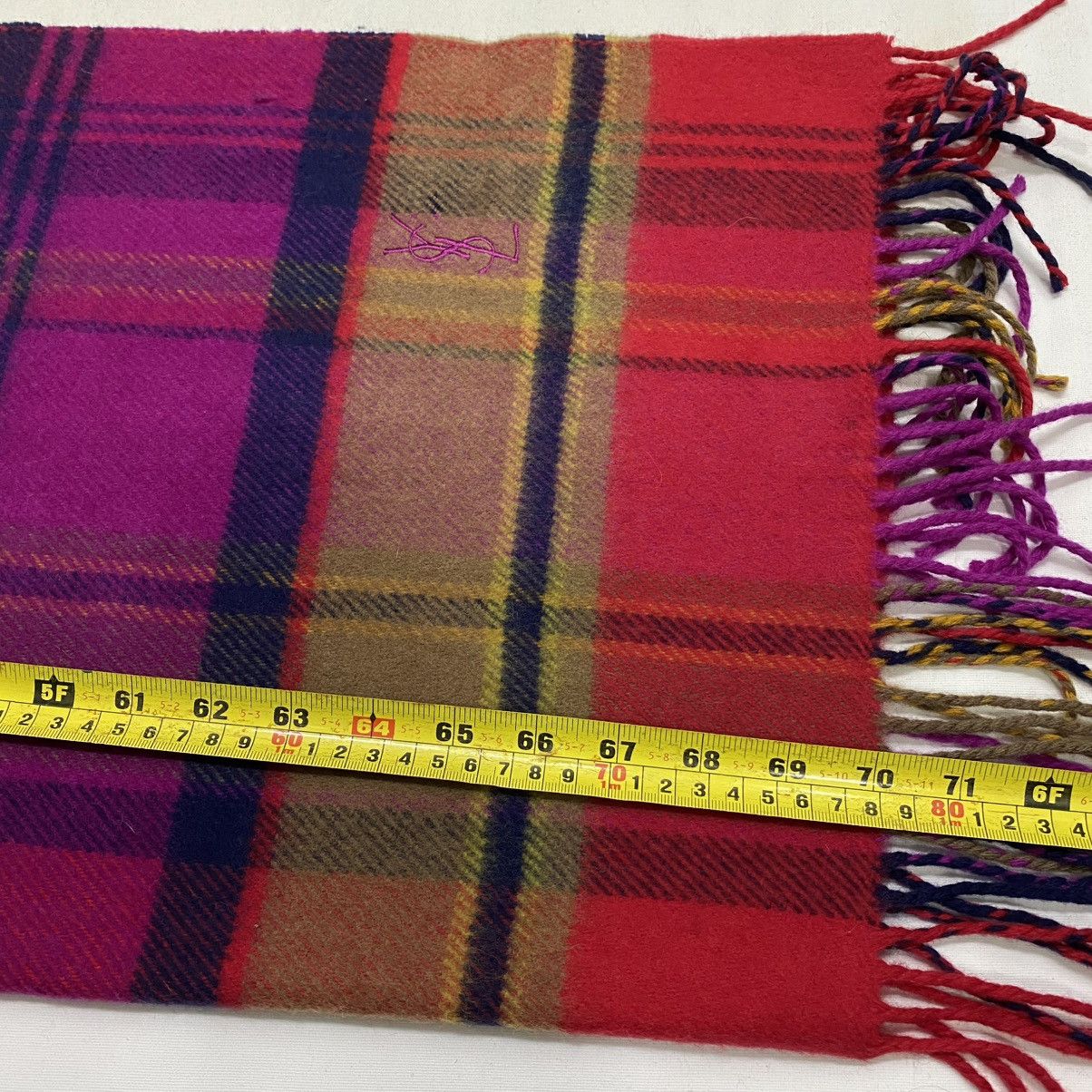 Yves Saint Laurent YSL SCARF MUFFLER LUX054 Size ONE SIZE - 3 Thumbnail
