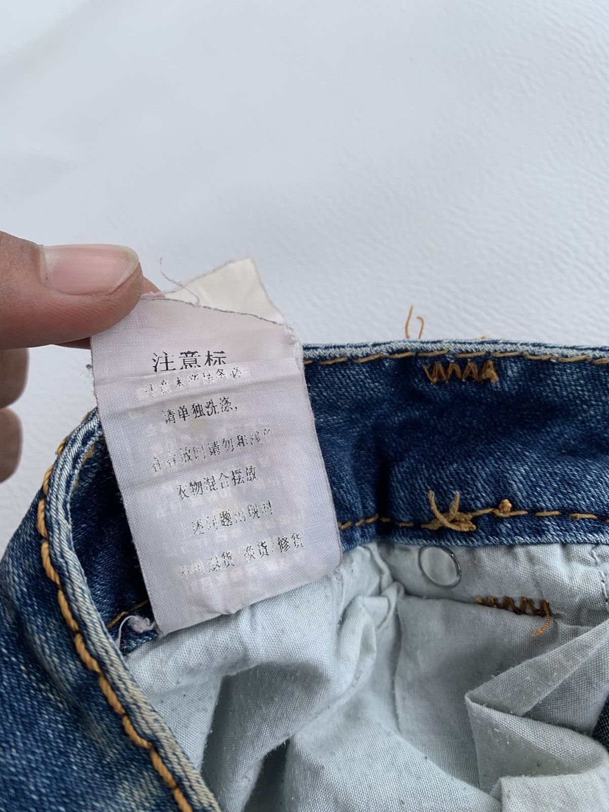 Japanese Brand Britpop Denim InCrux Japanese Basic Jeans Size US 33 - 14 Thumbnail