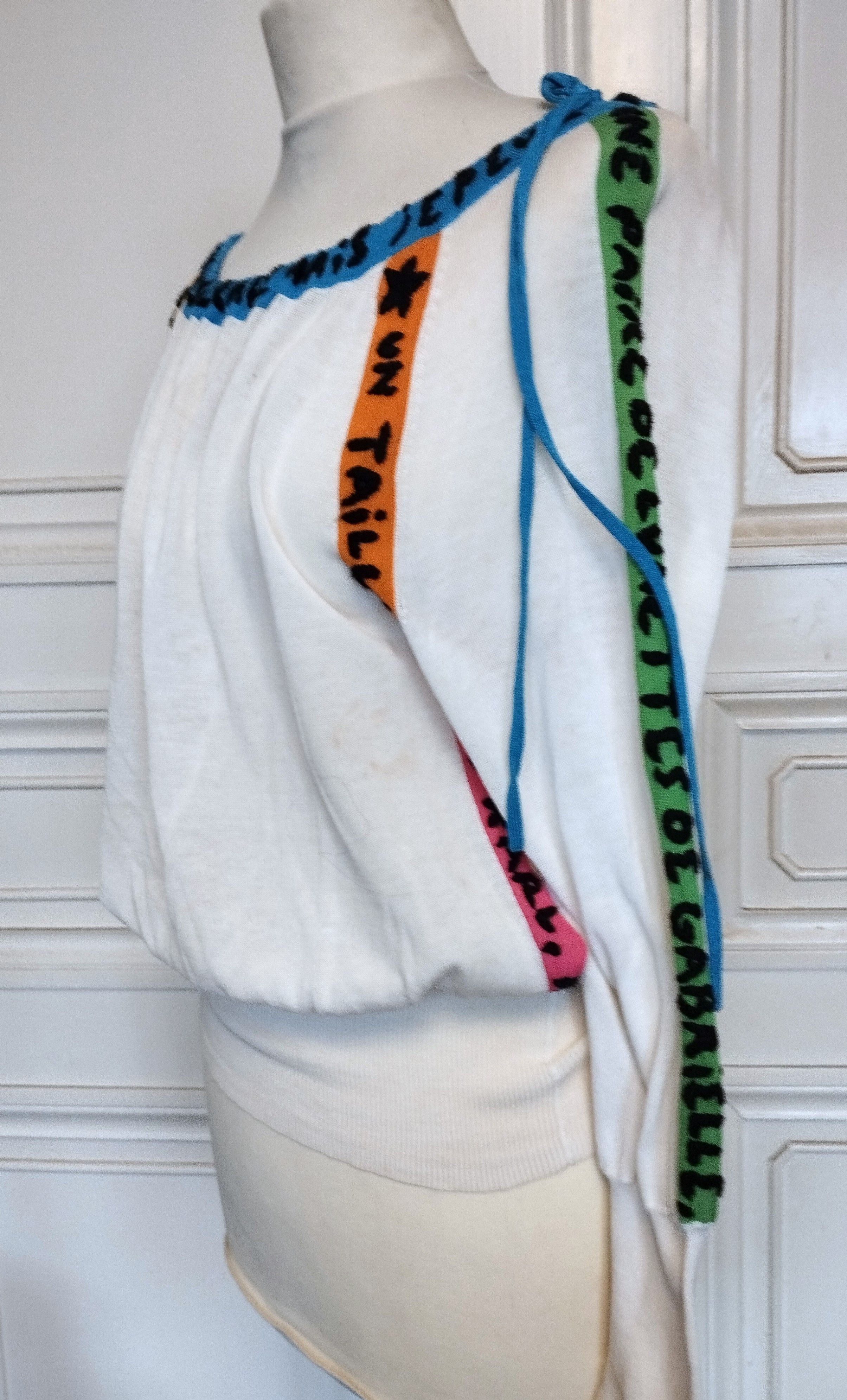 Jean Charles De Castelbajac Jean Charles de Castelbajac Pull Collector T S/M Size S / US 4 / IT 40 - 8 Thumbnail