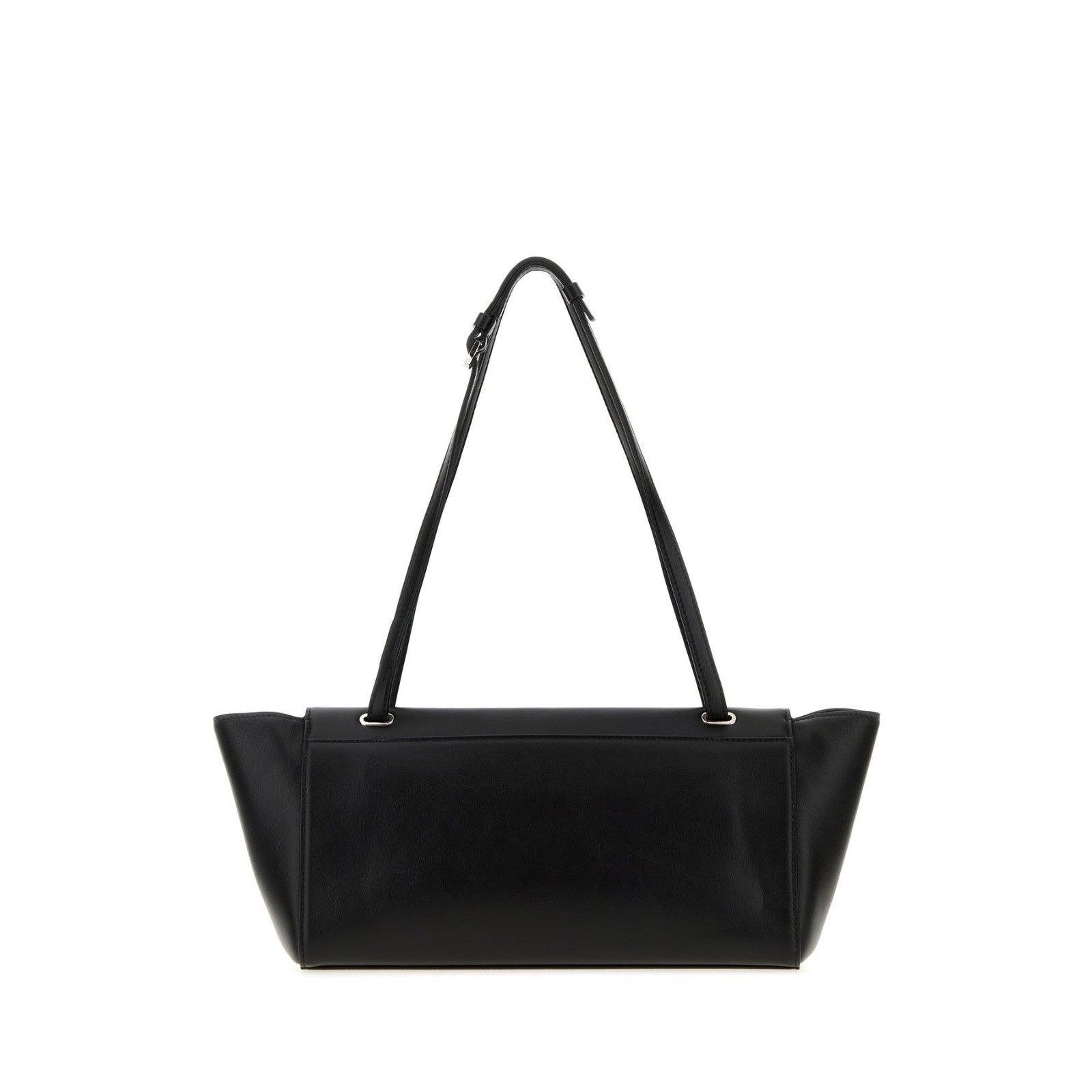 Savette SAVETTE Black Leather Trapeze Shoulder Bag New & Authentic Size ONE SIZE - 3 Thumbnail