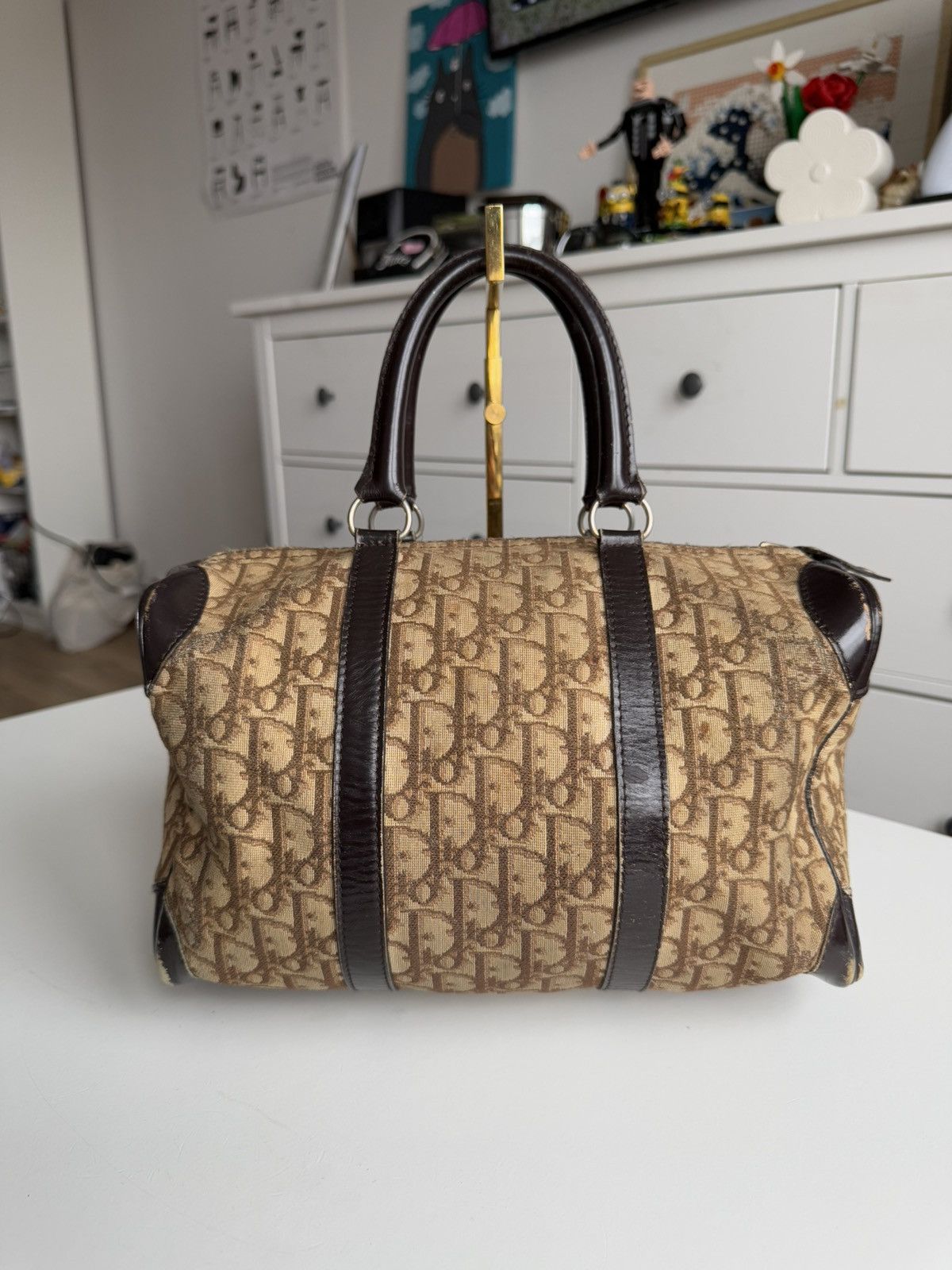 Designer × Dior × Vintage Vintage 90s Dior monogram bowling bag old money designer y2k Size ONE SIZE - 1 Thumbnail