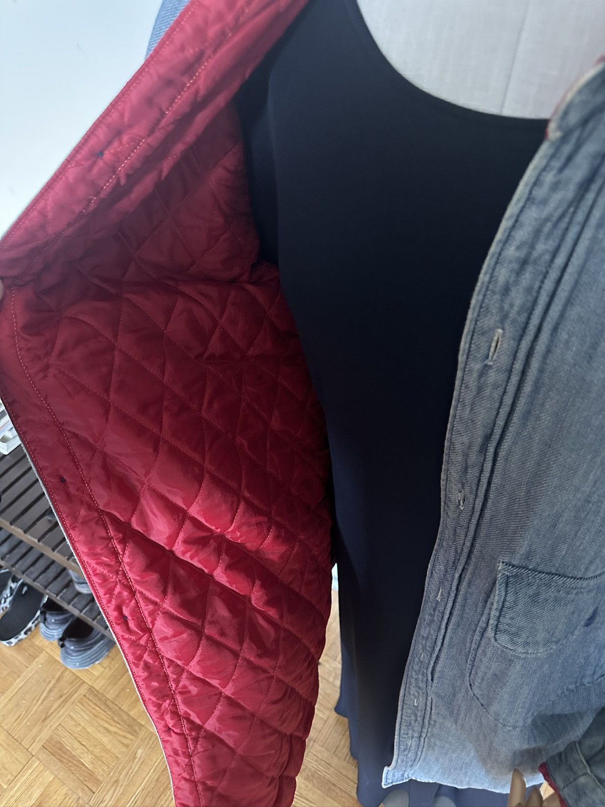 Kapital KAPITAL 18AW Double-Weave Denim & Quilted Shirt Coat, Unisex Size US S / EU 44-46 / 1 - 8 Thumbnail