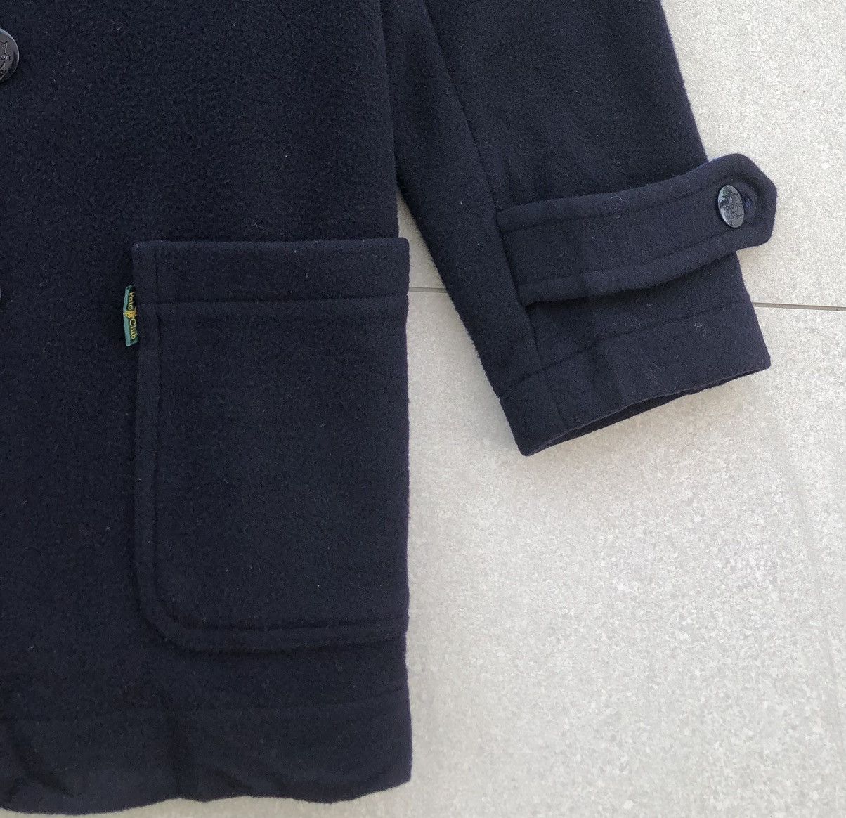 Beverly Hills Polo Club Vintage Polo Club Navy Blue Wool Peacoat Jacket Size US L / EU 52-54 / 3 - 12 Thumbnail