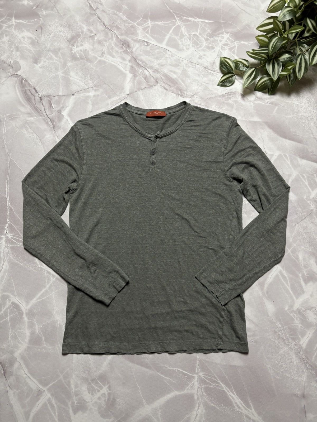 Daniele Fiesoli Daniele Fiesoli Linen Long Sleeve Quiet Luxury Mens Size S Size US S / EU 44-46 / 1 - 1 Thumbnail