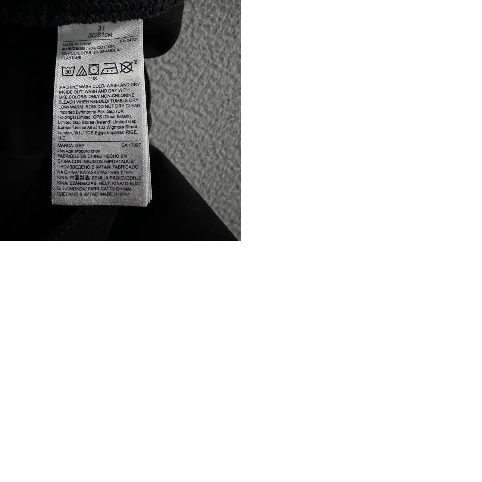 Gap Gap Jeans Black Size 31 Skinny Mid Rise Womens True Stretch Denim Cotton Blend Regular Inseam 28in Size 24" / US 00 / IT 34 - 10 Thumbnail