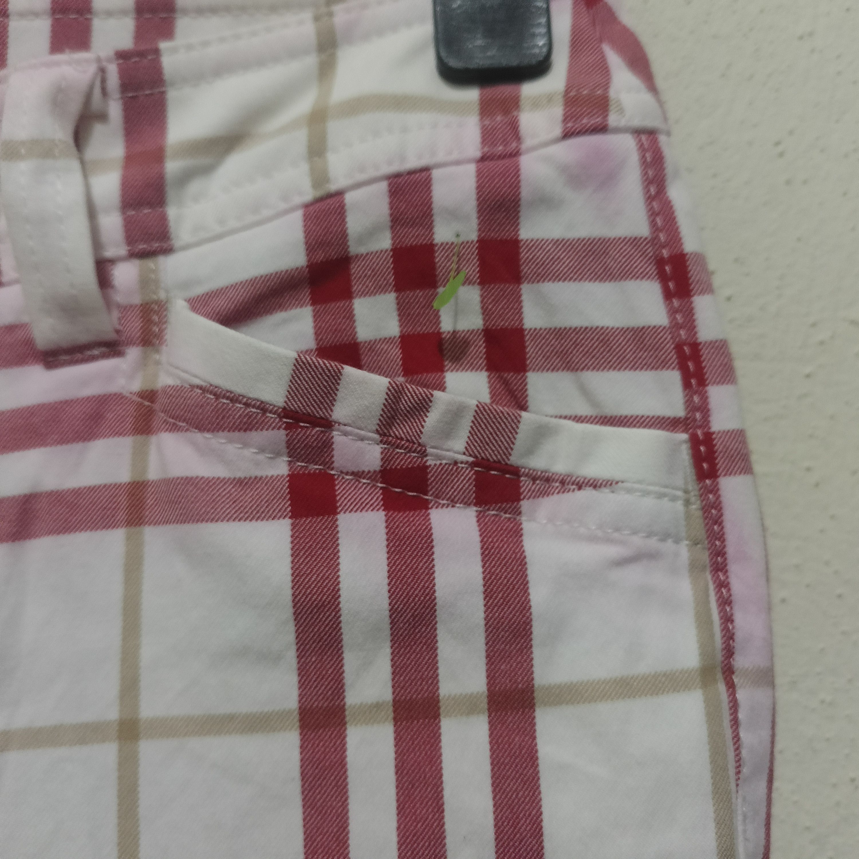 Burberry Vintage Rare Burberry Red Nova Check Pants Size 28" / US 6 / IT 42 - 4 Thumbnail