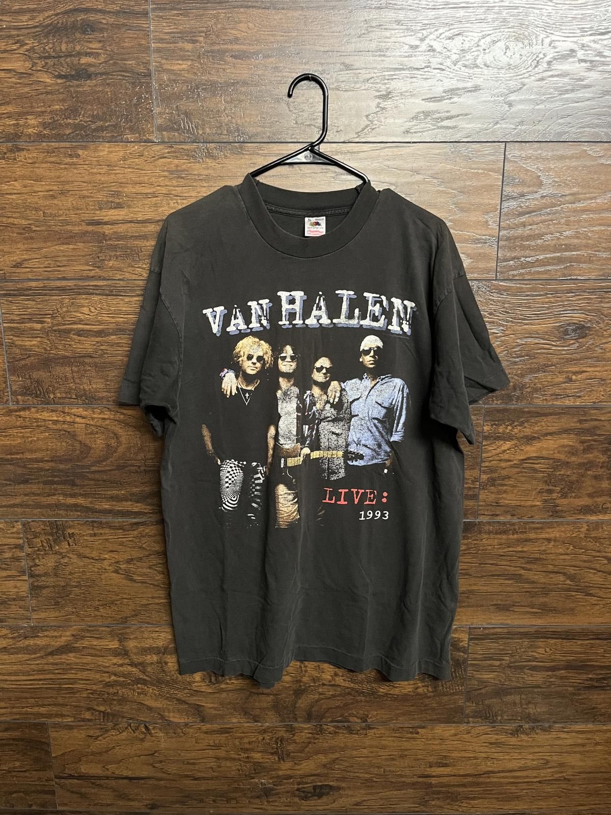 Designer Vintage Van Halen Tour Tee - 19993 World Tour T-shirt -XL Size US XL / EU 56 / 4 - 1 Thumbnail