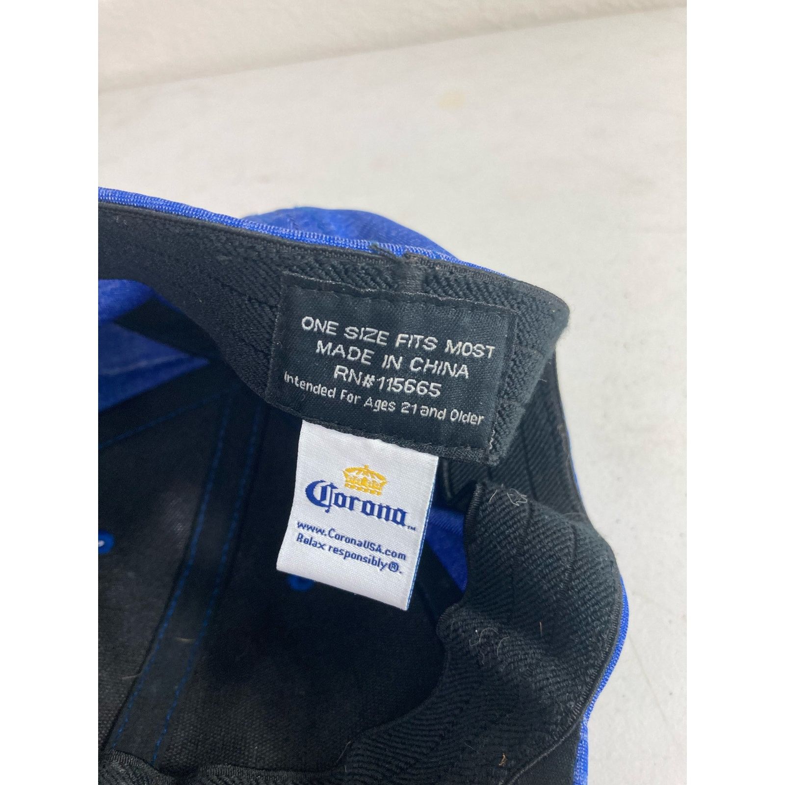 Other Corona Extra Hat Unisex Adult Blue Stylish Beer Branded Size ONE SIZE - 7 Thumbnail