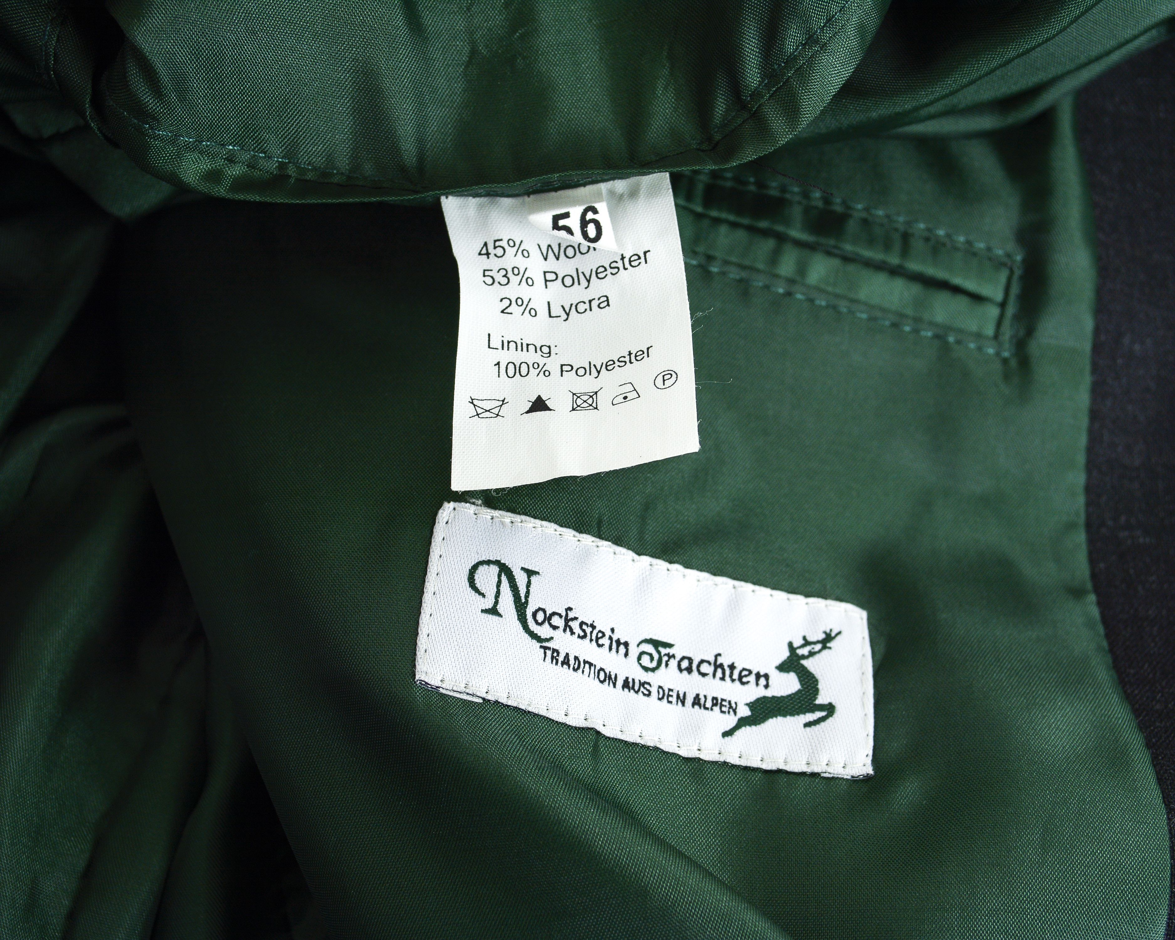 Vintage NOCKSTEIN Trachten UK 46 US Blazer Wool Jacket Coat Cardigan Size 46R - 7 Thumbnail