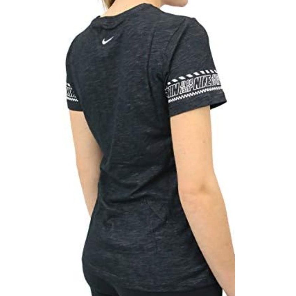 Nike Nike Heather Grey Graphic Tee - Women's Medium Size M / US 6-8 / IT 42-44 - 2 Thumbnail