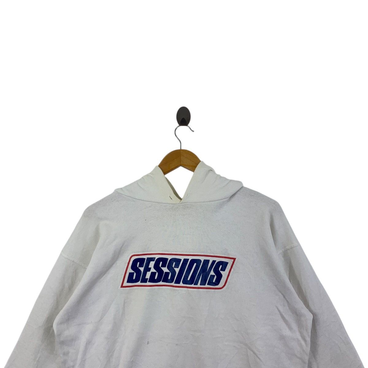 Sessions Vintage 90s SESSIONS USA Skateboard Skater Box Logo Hoodie Size US M / EU 48-50 / 2 - 2 Thumbnail