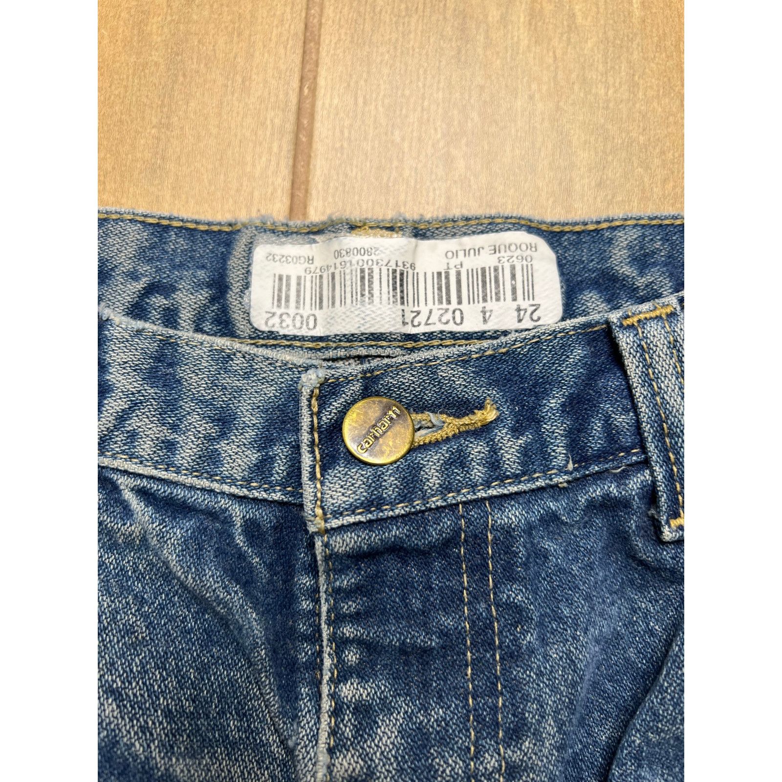 Carhartt Vintage Carhartt FR Actual Sz 30x28 Men’s Blue Denim Y2K Size US 32 / EU 48 - 4 Thumbnail