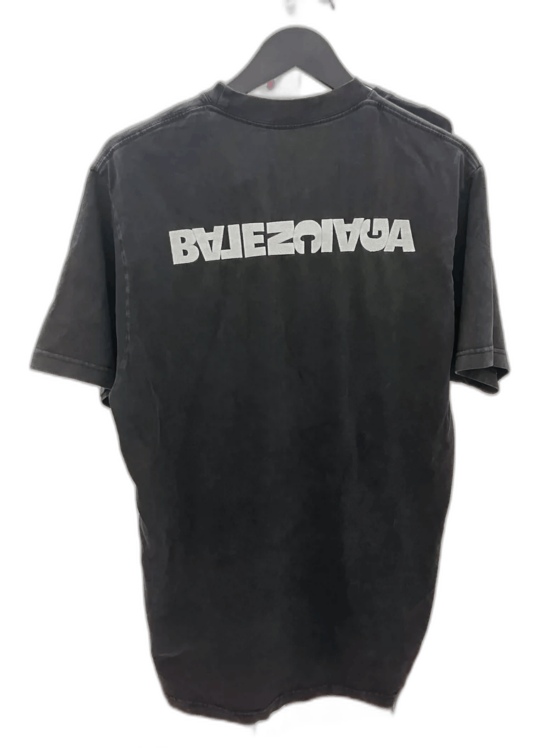 Balenciaga Balenciaga Embroidered Logo Vintage T-Shirt-yf Size US M / EU 48-50 / 2 - 1 Thumbnail