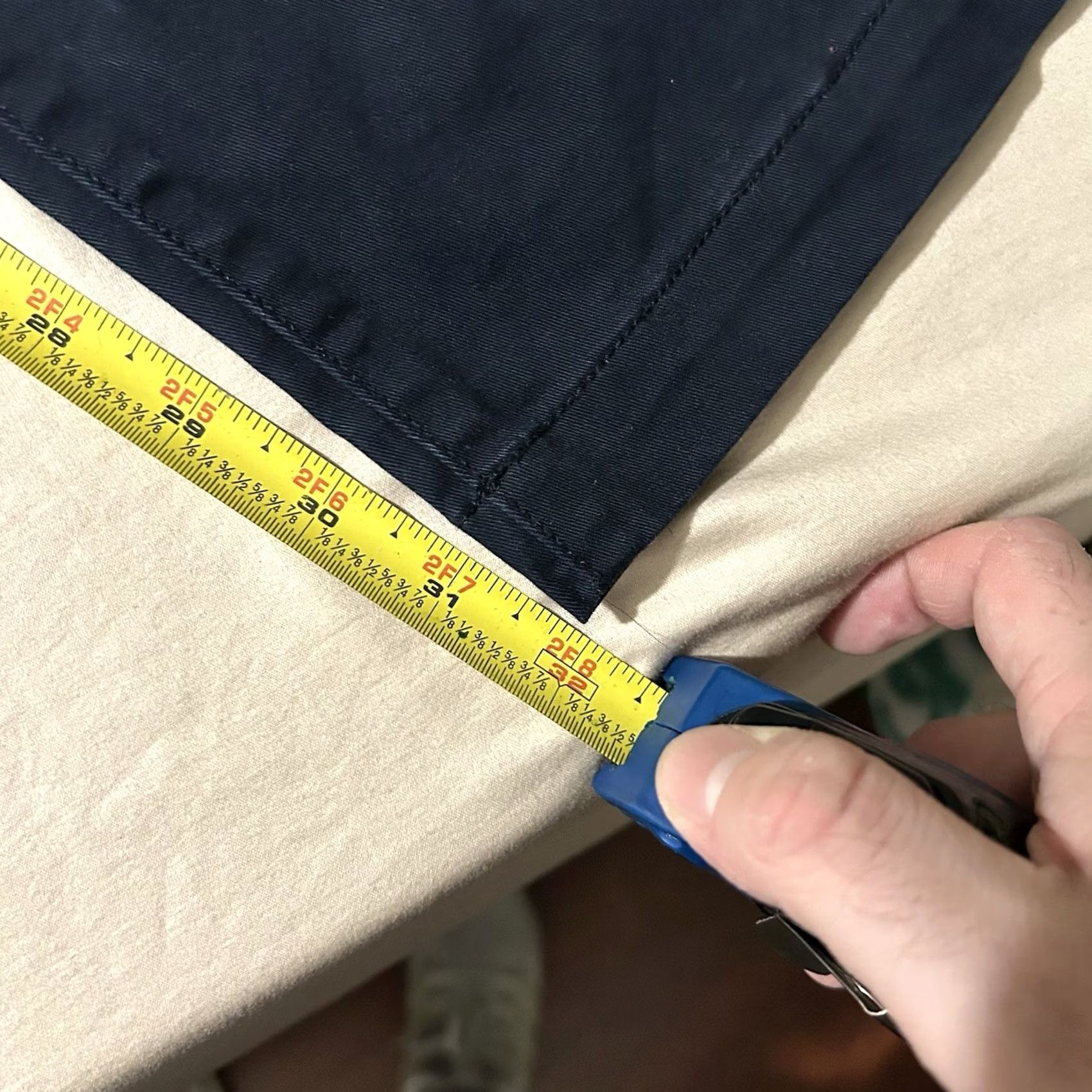 UNTUCKit Untuckit Men Pants Straight Navy Chino 34X32 Regular Blue Chino Pants Mens Size US 34 / EU 50 - 5 Thumbnail