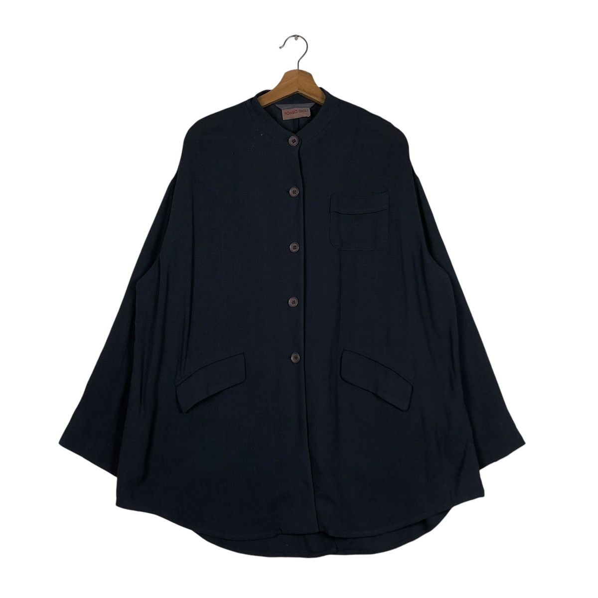 Romeo Gigli 🔥VINTAGE 80’s SAMPLE BUTTON JACKET ROMEO GIGLI RUNWAY PICK Size US M / EU 48-50 / 2 - 4 Thumbnail