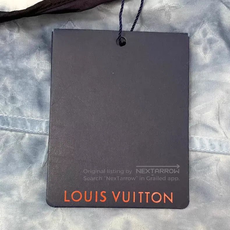 Louis Vuitton Louis Vuitton Blue logo, full print, hooded, drawstring zi Size XS / US 0-2 / IT 36-38 - 6 Thumbnail