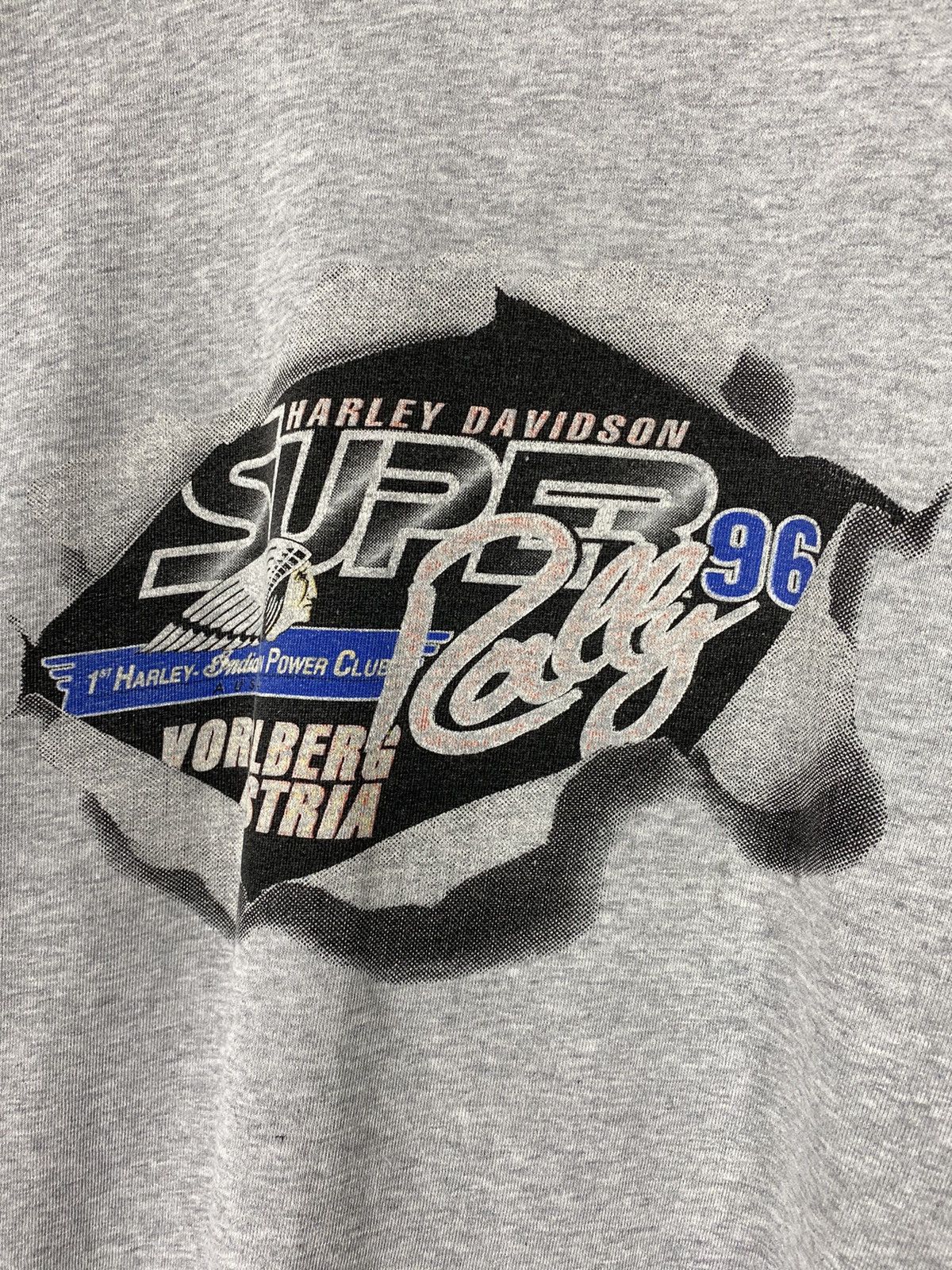 Harley Davidson × Vintage 1996 Vintage Super Rally Austria Sweatshirt Size US M / EU 48-50 / 2 - 4 Thumbnail