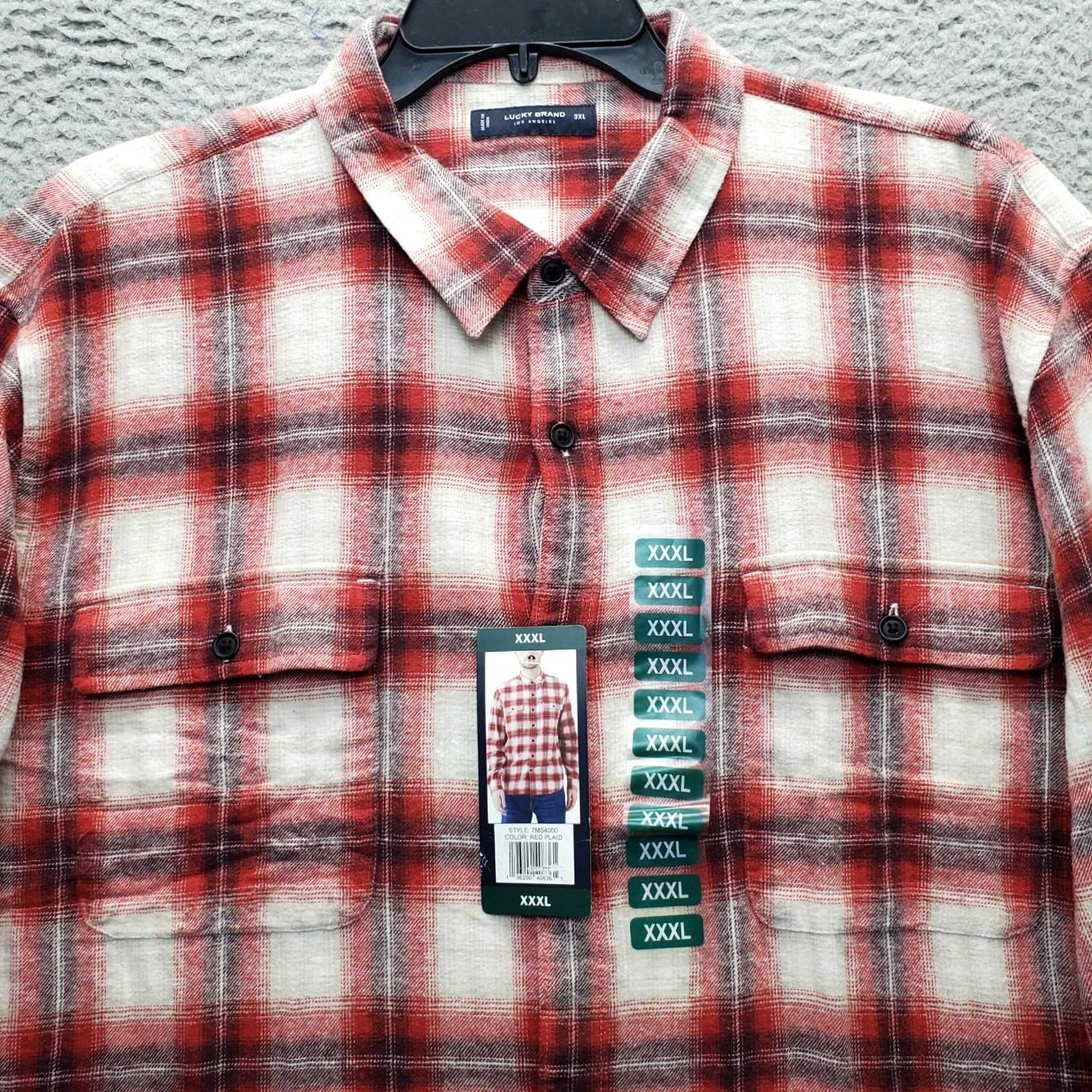 Lucky Brand Lucky Brand Flannel Shirt Men XXXL Multi Plaid Classic Fit Long Sleeve Button-Up Size US XXL / EU 58 / 5 - 7 Thumbnail