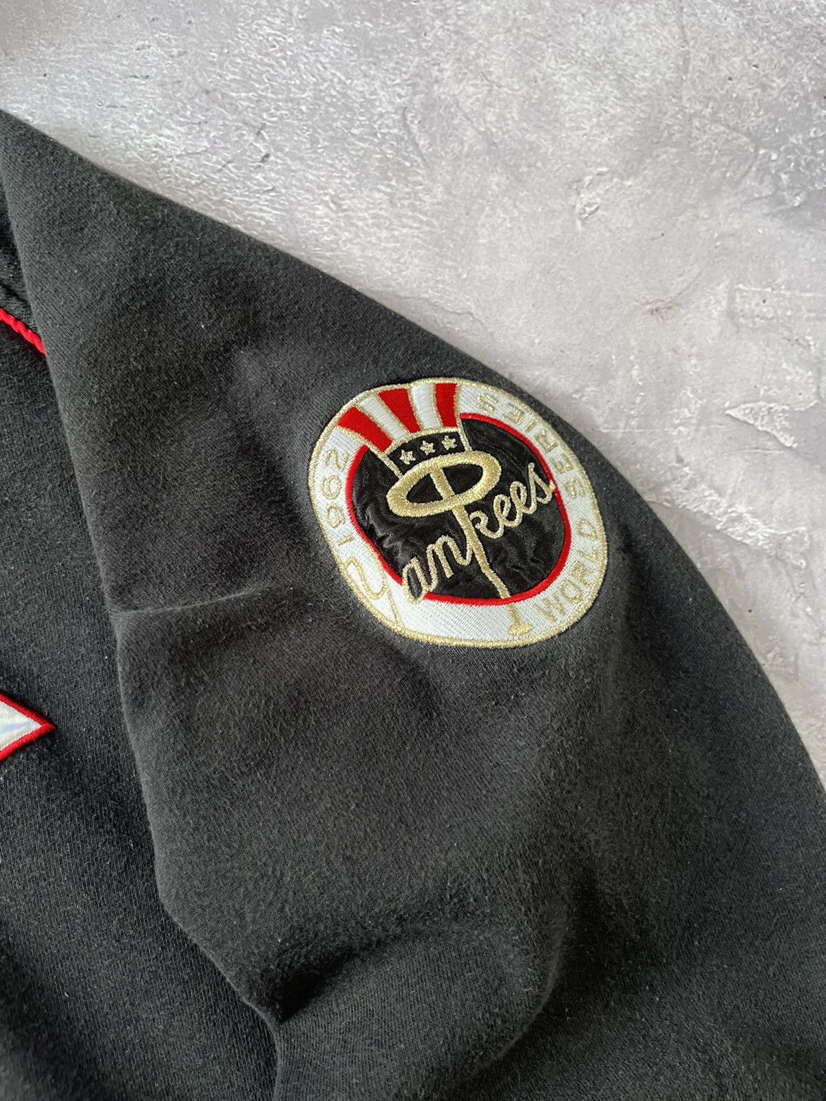 Majestic Vintage Majestic New York Yankees Big Logo NY Hoodie Black Size US M / EU 48-50 / 2 - 6 Thumbnail