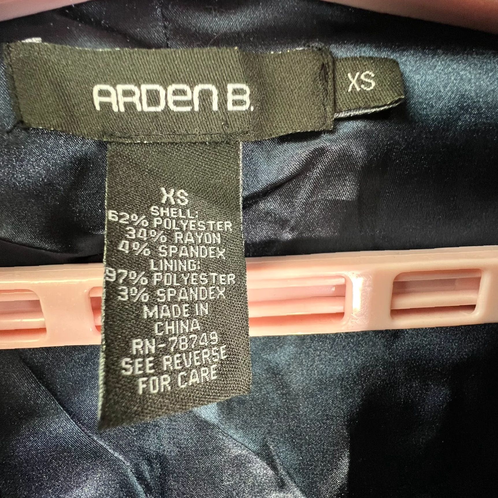 Vintage VINTAGE Arden B Striped Corset Single Breasted Blazer Womens XS Blue Size XS / US 0-2 / IT 36-38 - 5 Thumbnail