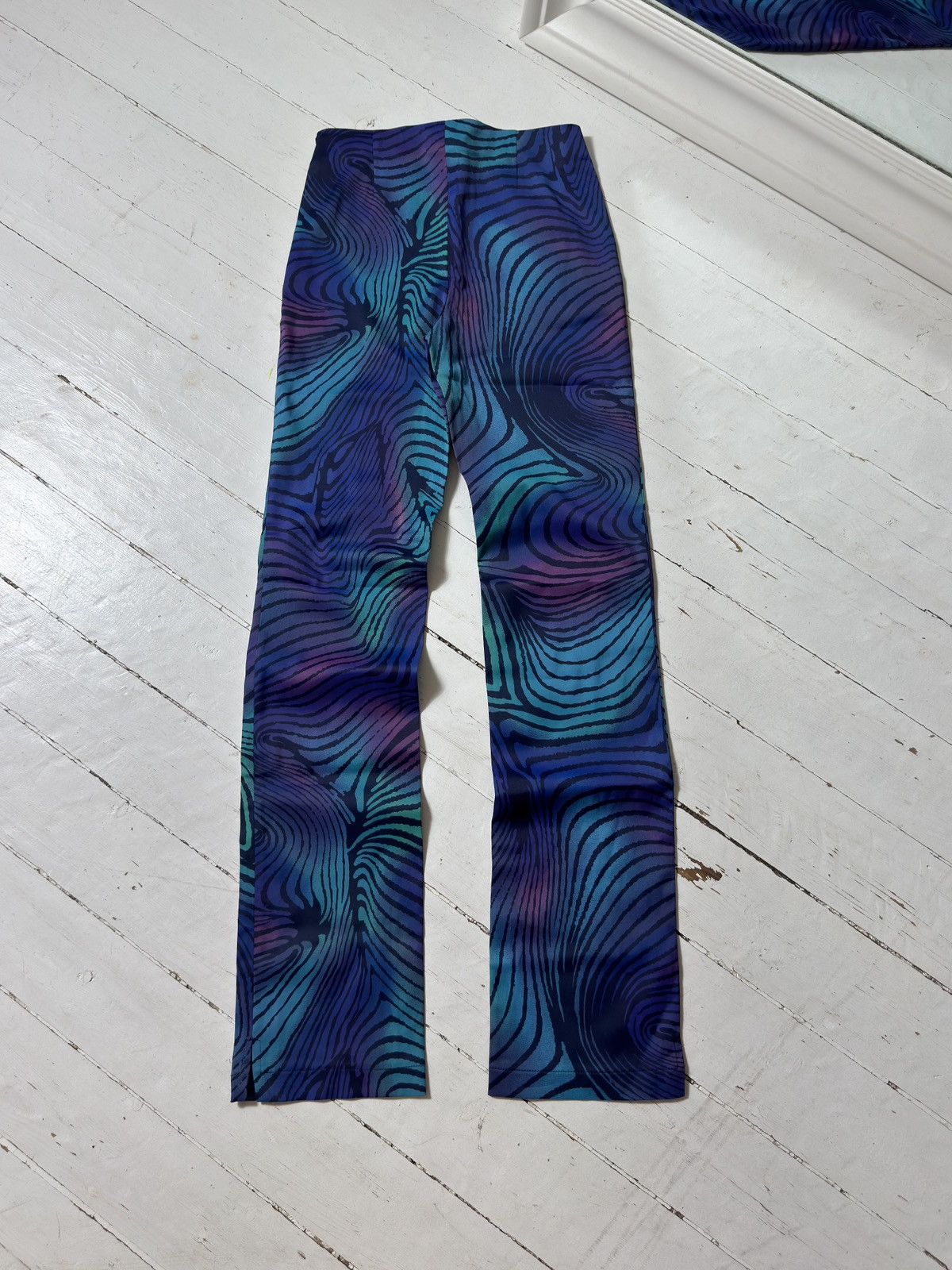 Versace VINTAGE VERSACE LSD STAINS VISUALS 2000s PANTS Size 26" / US 2 / IT 38 - 7 Thumbnail