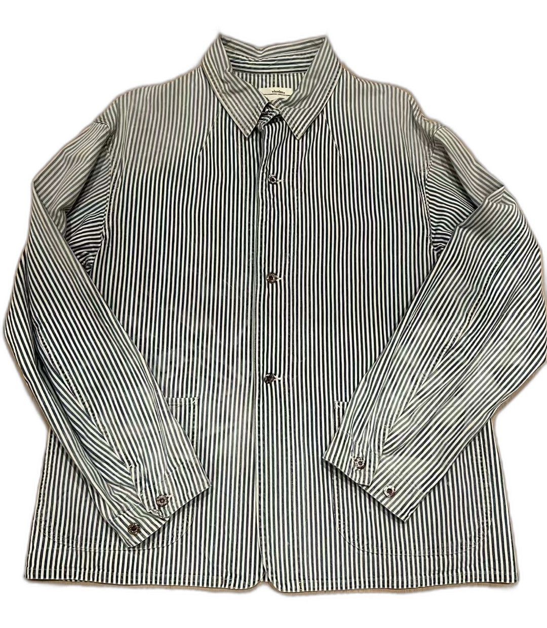 Visvim VISVIM 22SS Hickory Dry Denim Jacket Size US M / EU 48-50 / 2 - 1 Thumbnail