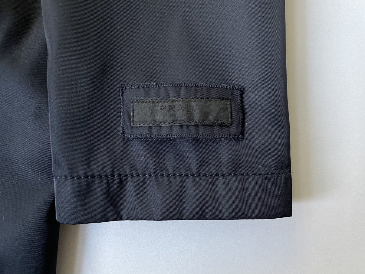 Prada S/S 13 Dark Blue Nylon Mac Size US M / EU 48-50 / 2 - 6 Thumbnail