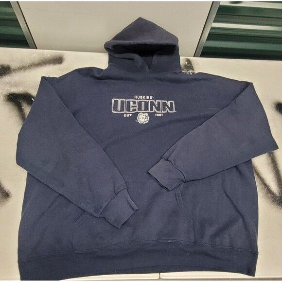 Lee Vtg UCONN Lee Sport Hoodie Connecticut Huskies Size US XXL / EU 58 / 5 - 2 Thumbnail