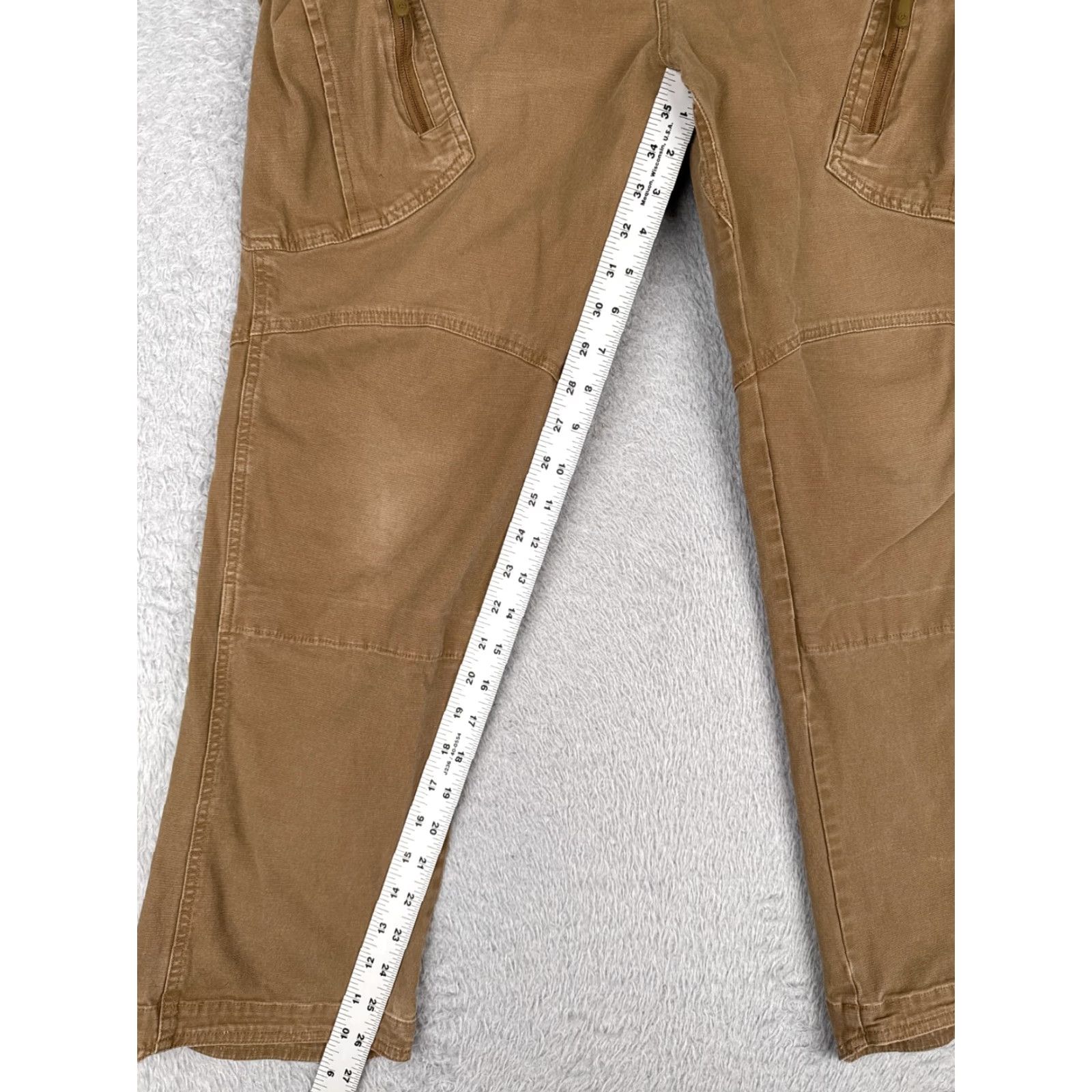 Doublet Brown Tactical Pants Men 34x30 Cargo Canvas Workwear Comfort Pockets Army Size US 34 / EU 50 - 7 Thumbnail