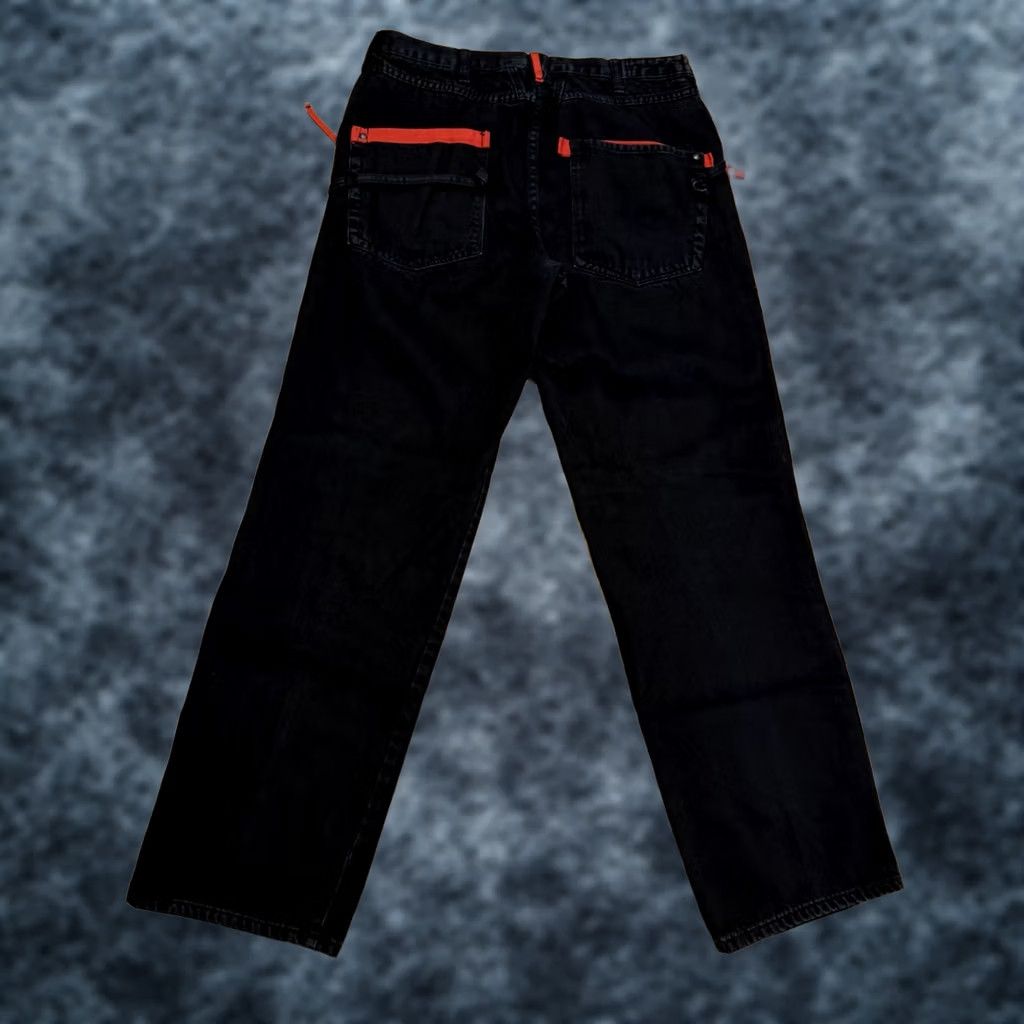 Vintage VINTAGE Marithe Francois Girbaud Jeans Men 34 Jeans Denim 33x33 90s Hip Hop Straight 5-Pocket Mens Black Dark Wash Y2K Vintage Size US 34 / EU 50 - 1 Thumbnail