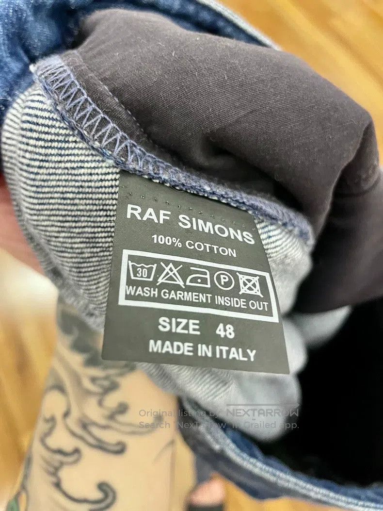 Raf Simons Raf Simons Denim wide-leg trousers Size US 36 / EU 52 - 7 Thumbnail