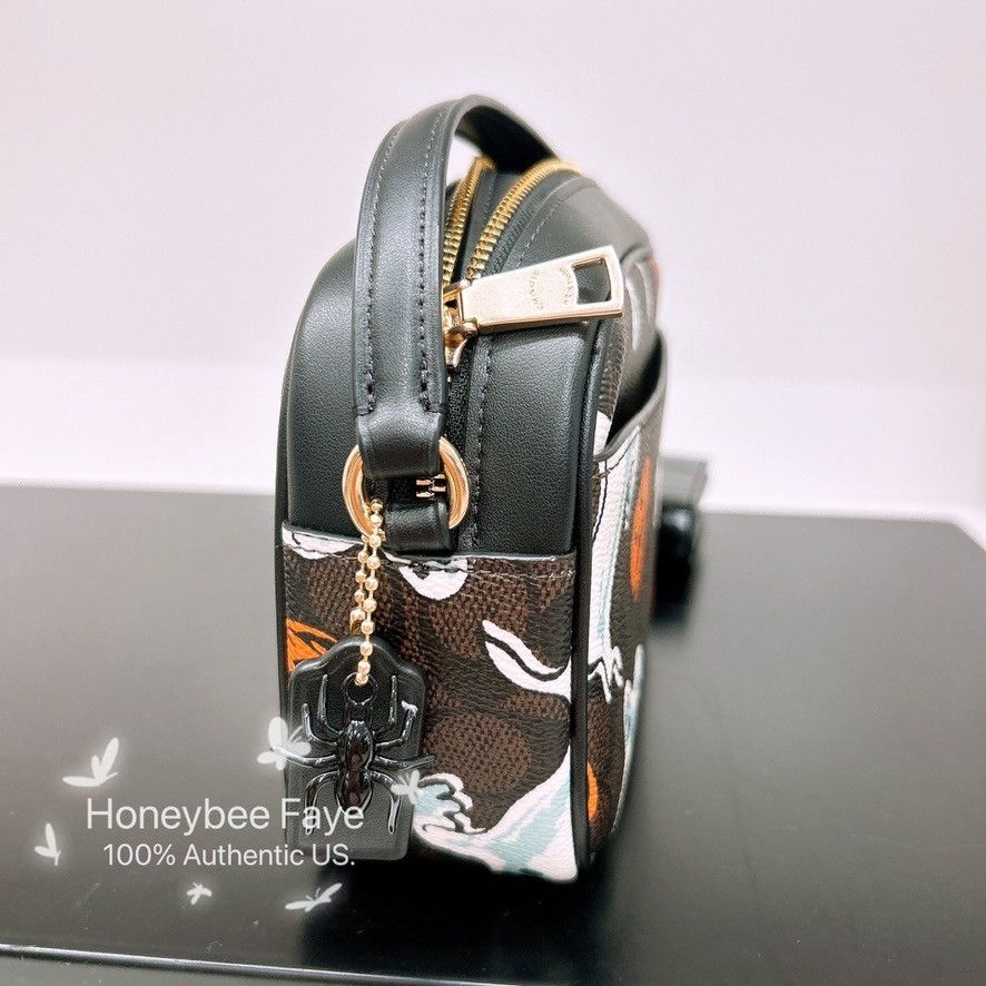Coach Mini Jamie Camera Bag In Signature Canvas With Halloween Size ONE SIZE - 5 Thumbnail